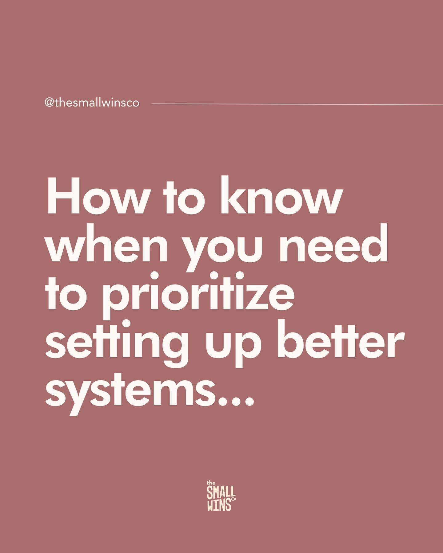 The longer you take to sort your systems, the longer you deny yourself the freedom and flexibility you want from your business.

Instead of putting your systems on the back burner, let&rsquo;s make 2023 the year you *actually* learn how to use them p