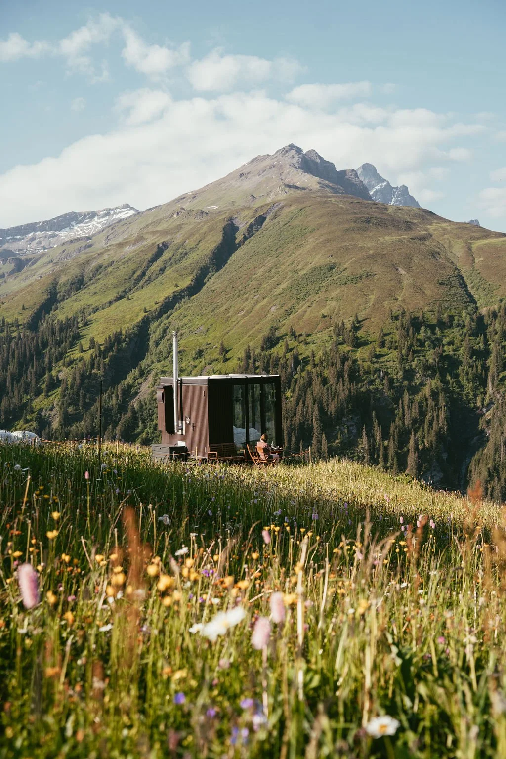 Haus in den Alpen