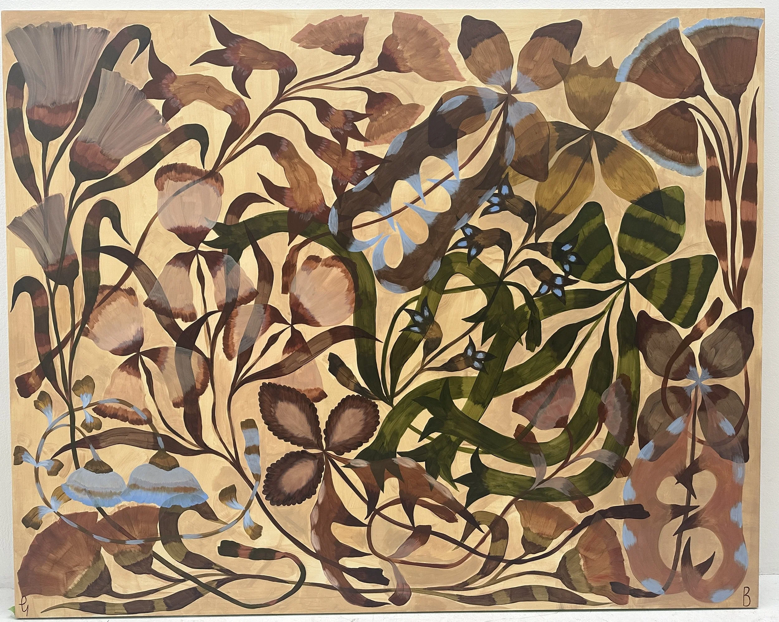 Georgia Beaumont 
I Need Only to Stand 
Oil on plywood panel 
100 x 150 cm 
£ 4,300