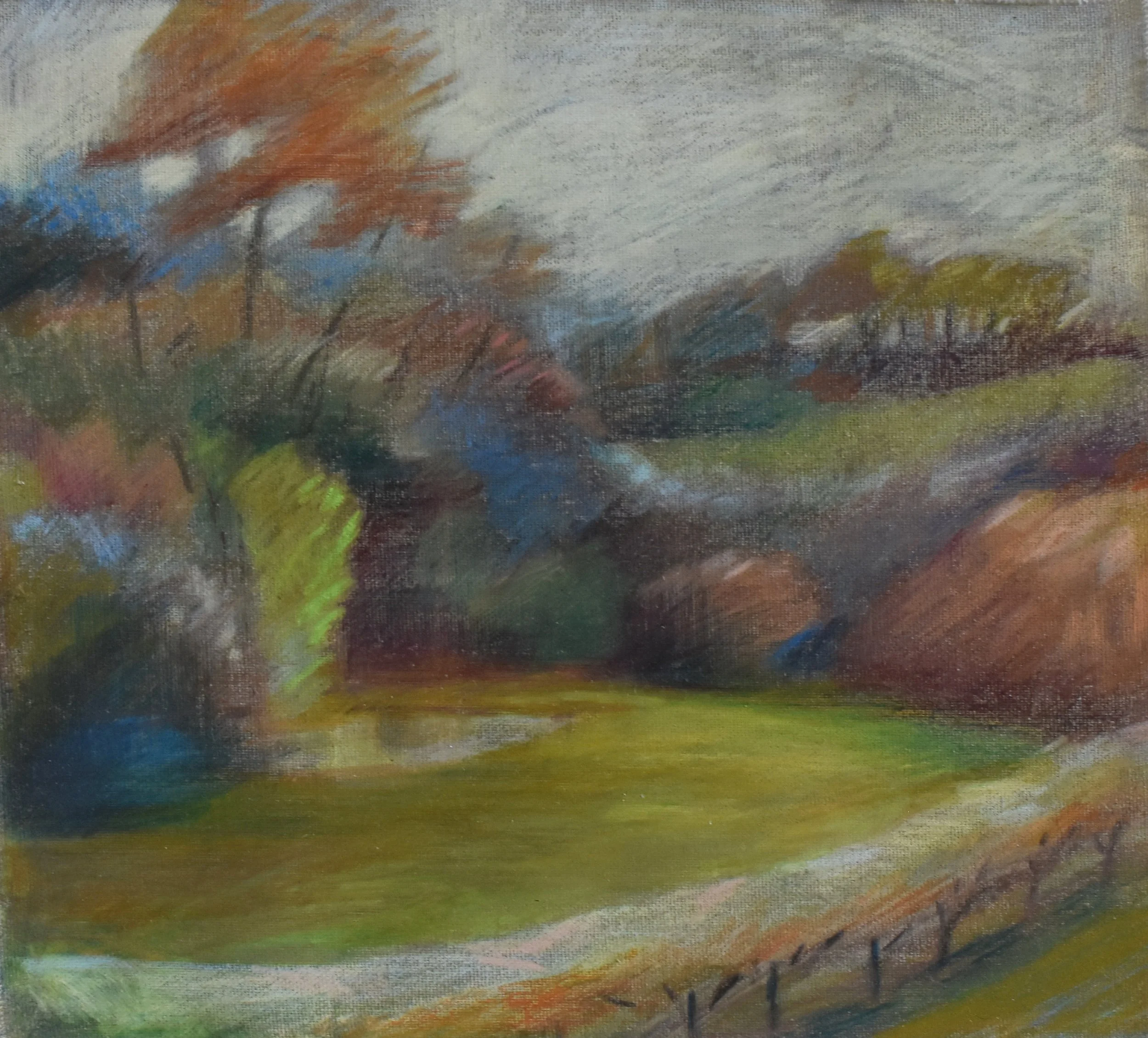 Ellie Lonsdale  
After the Mist  
Coloured pencil on linen 
16.9 x 19 cm 
Framed  
£ 350