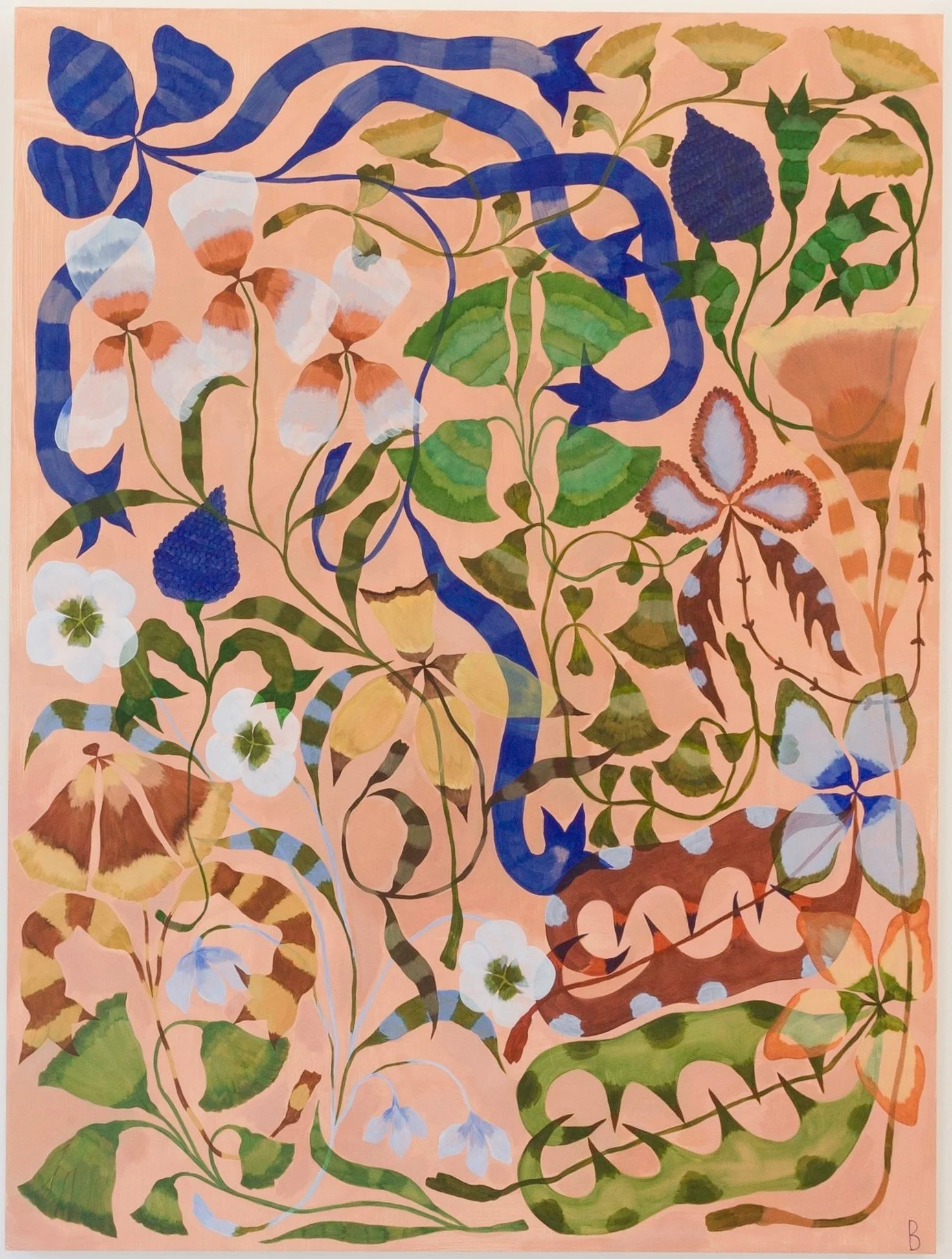 Georgia Beaumont 
Innenwelt 
Oil on plywood panel with an aluminium frame 
2024  
160 x 120 cm 
£ 5,880