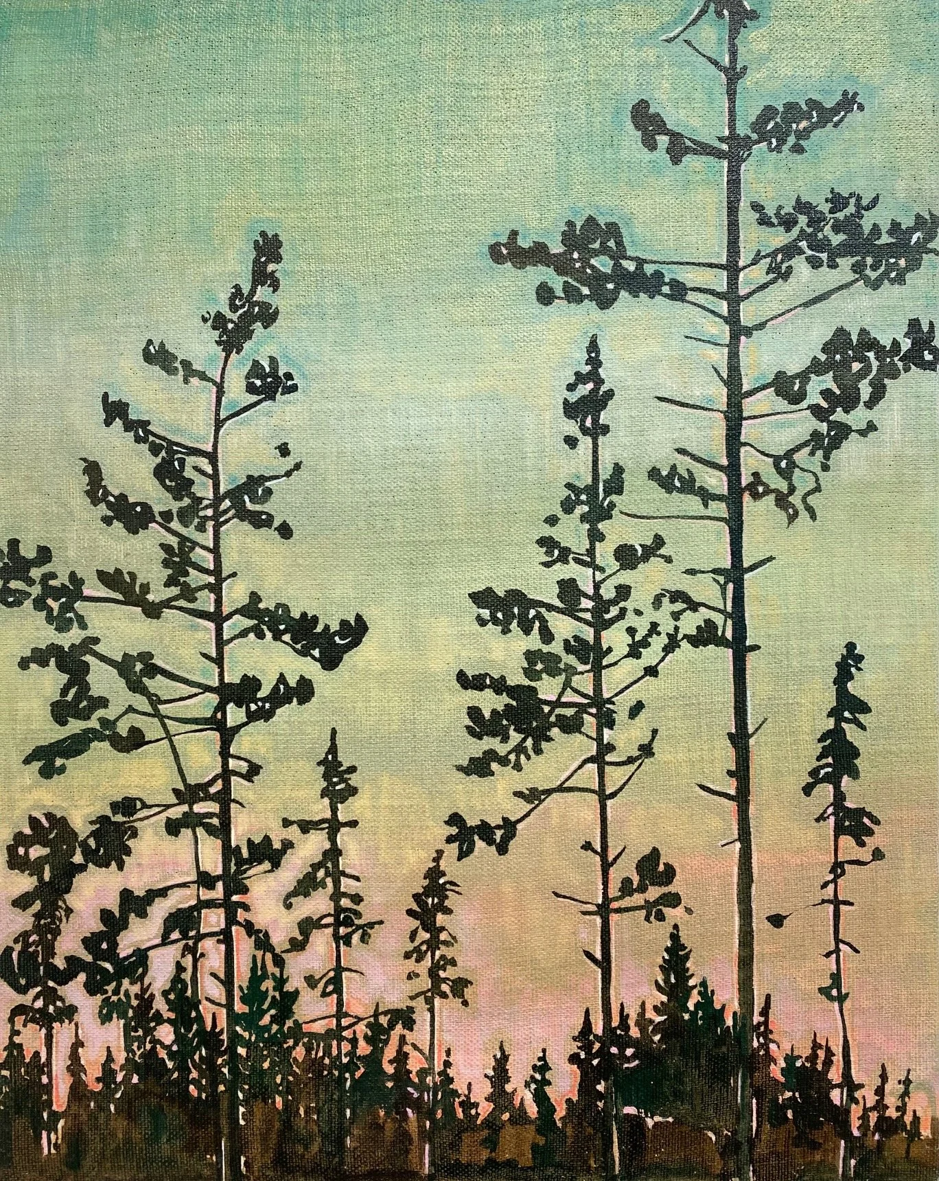 Angela Mullen-Bryan 
Night Drive  
2023 
Oil on linen  
41 x 51 cm 
£ 1,200