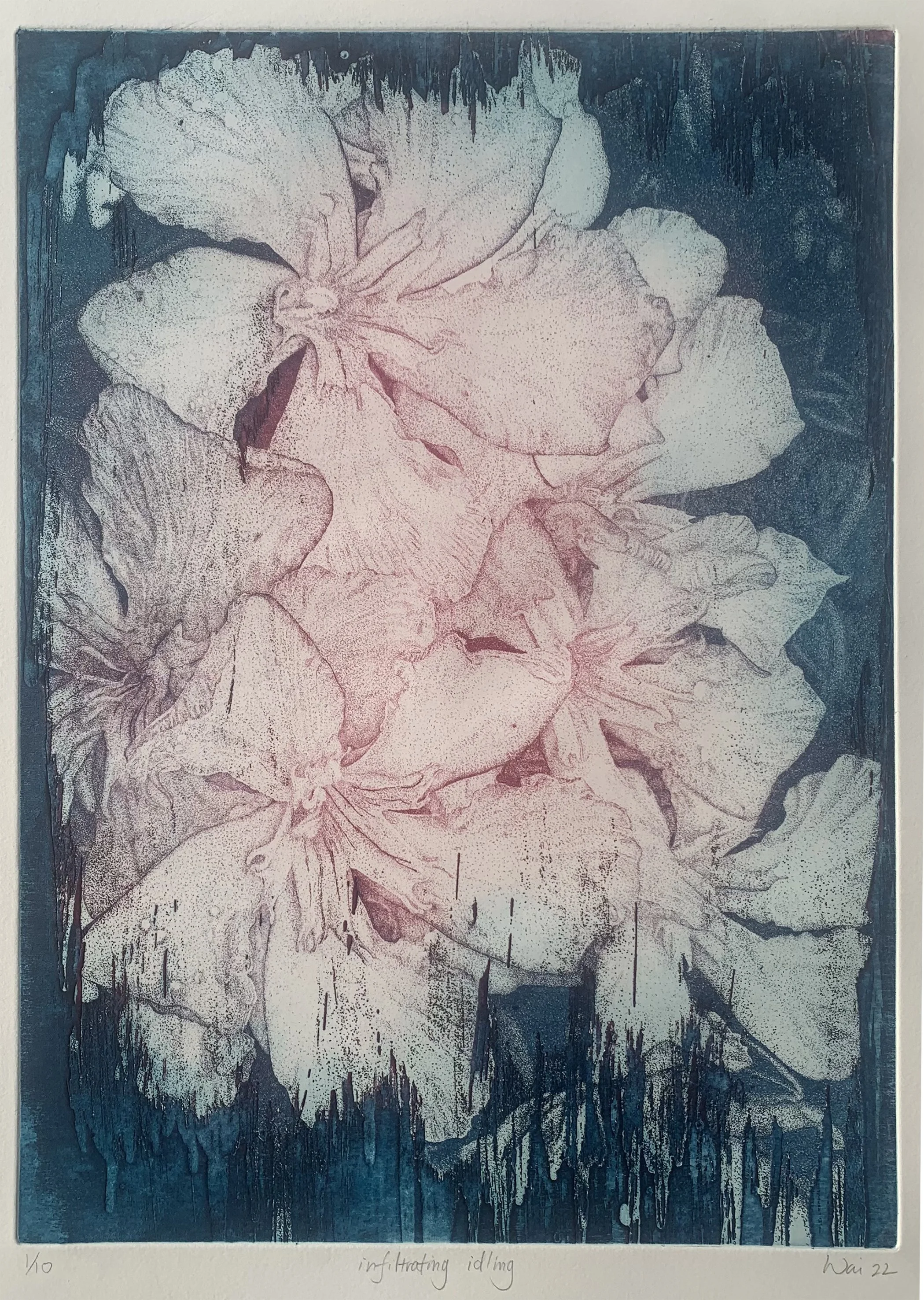 Wai Wong 
Infiltrating Idling 
Etching 
37.5 x 27.5 cm 
Edition 10 
£ 380 framed SOLD   
£ 250 unframed