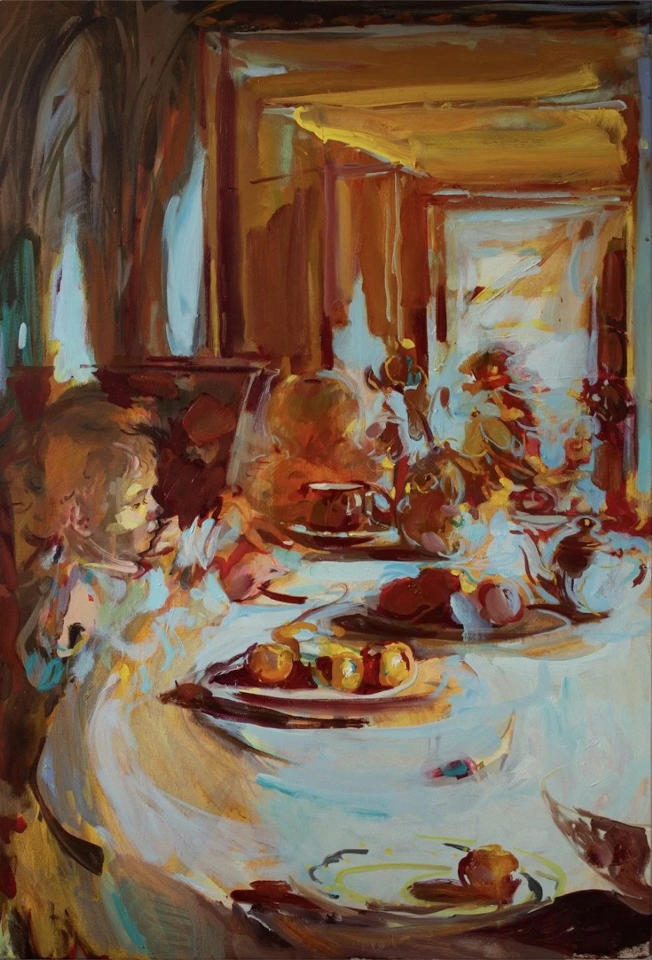 Eleanor May Watson - Write it Down So I Don't Forget oil on canvas 125 x 85cm 2025 £5440