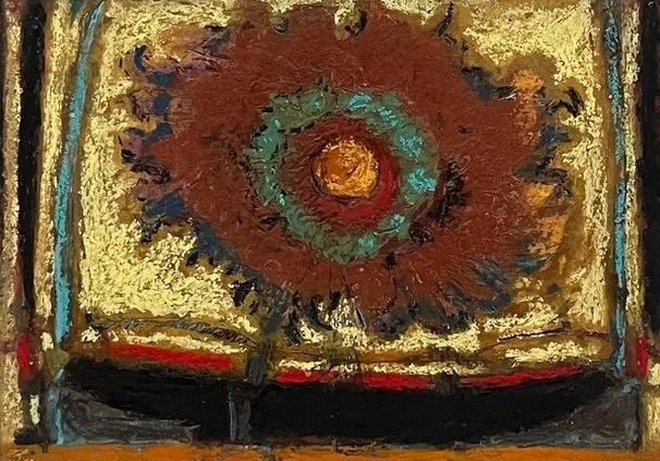 'Sooner or later' 2026, oil pastel on paper, 14.8cm x 21cm.jpeg