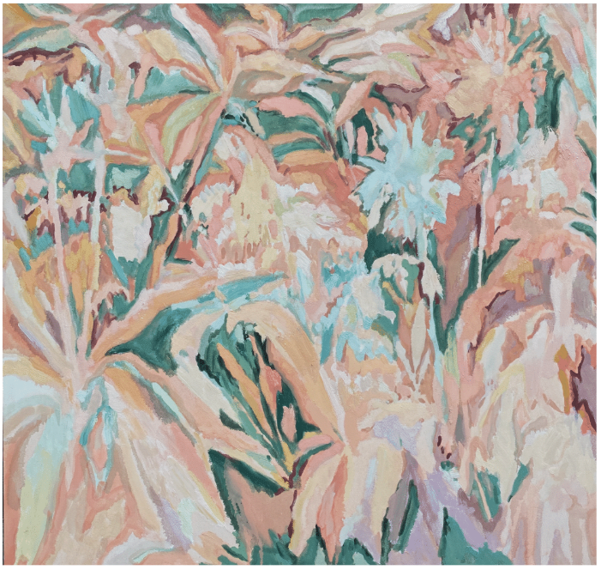 Beatrice Hasell-McCosh 
Yours or Mine? 
2025 
oil on canvas 
105 x 110cm 
£ 5000
