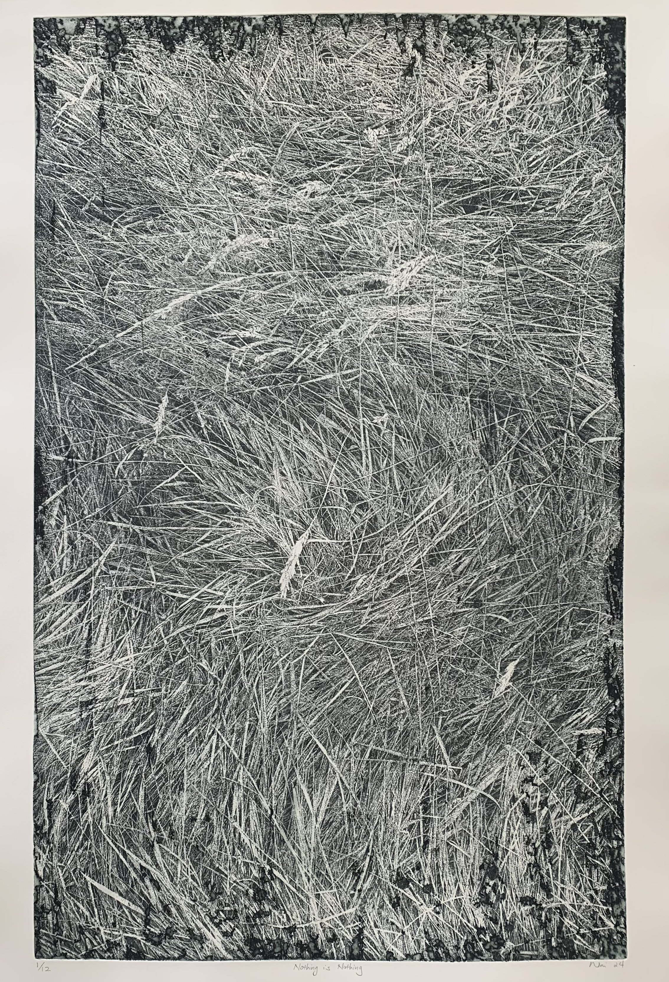 Wai Wong 
Nothing is Nothing 
Hard Ground Etching 
Paper 91 x 63 cm
Image 77 x 48 cm 
Edition 12 
£ 500 unframed 
£ 700 framed SOLD
