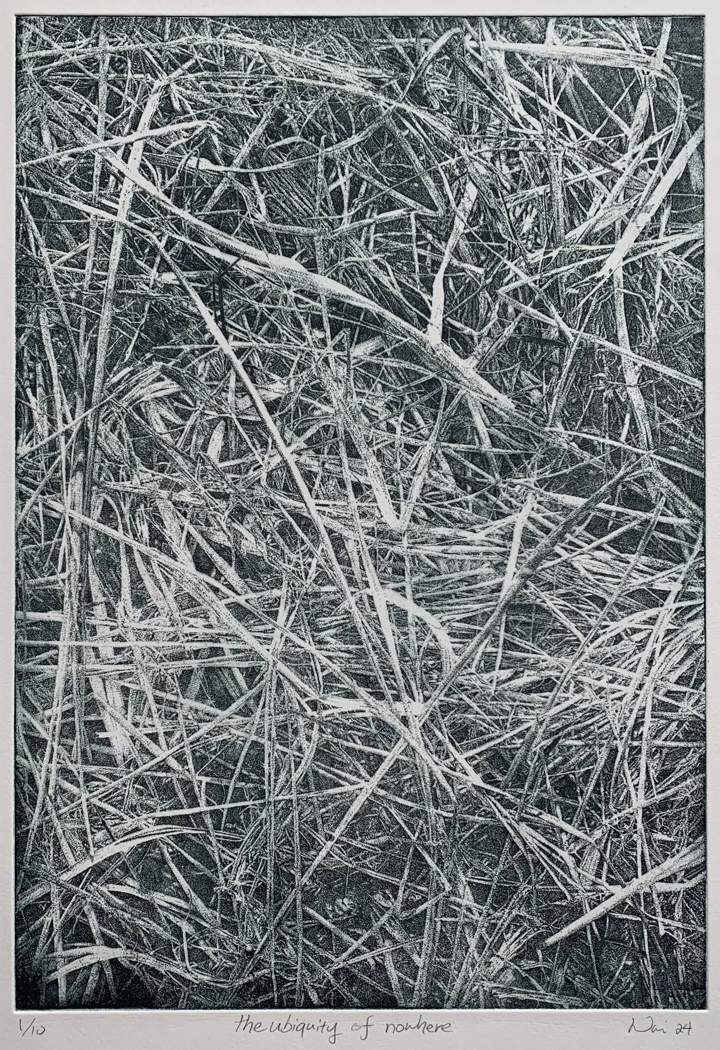 Wai Wong 
The Ubiquity of Nowhere  
Hard Ground Etching 
Paper 67 x 47 cm 
Image 41.5 x 28.5 cm 
Edition 10 
£ 400 unframed 
£ 550 framed