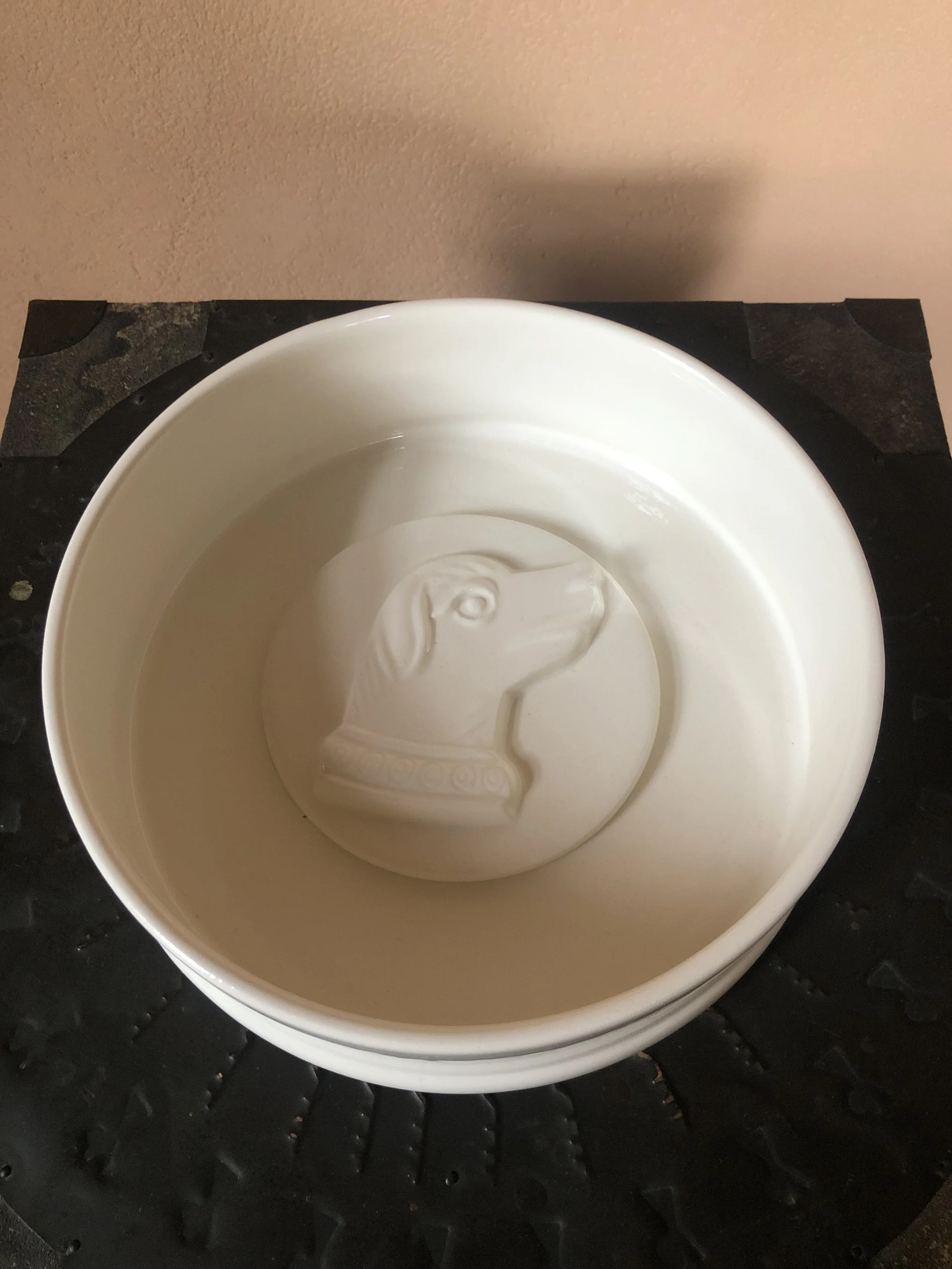 Kate Braine  
Dog bowl  
Ceramic  
£ 50 (multiples available)