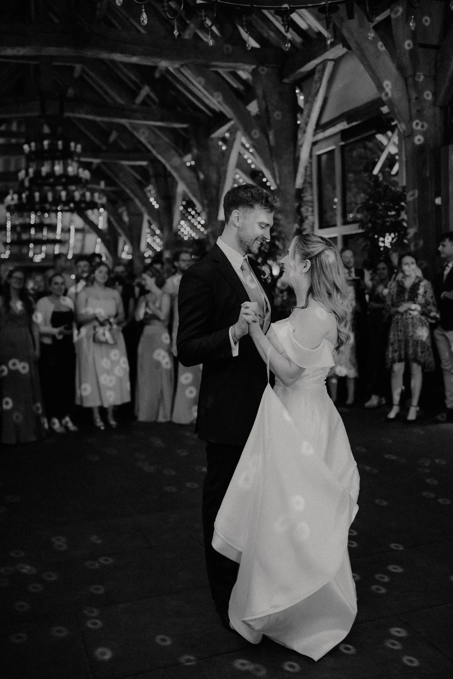 First Dance at the Tithe Barn - Wedding Photography by photoJMO