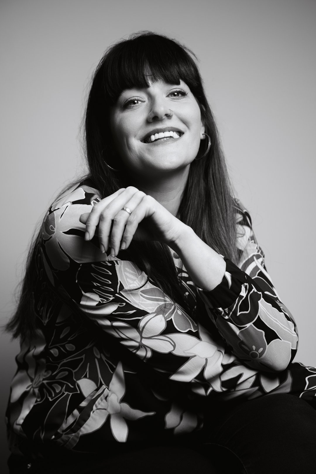 Sophie's Portrait for her XS Radio show, photographed in Manchester by photoJMO