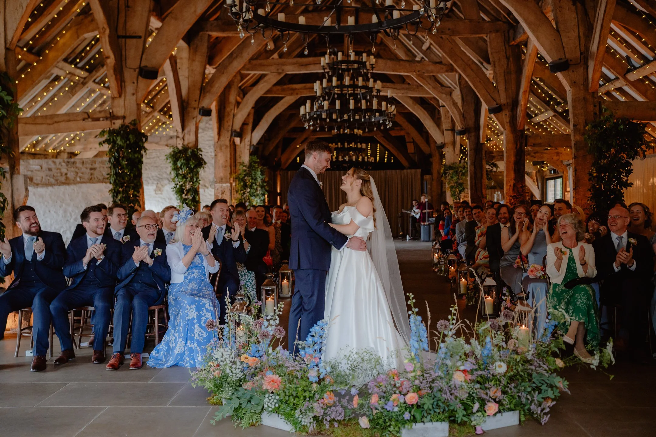 Beautiful Wedding Ceremony at The Tithe Barn, Bolton Abbey