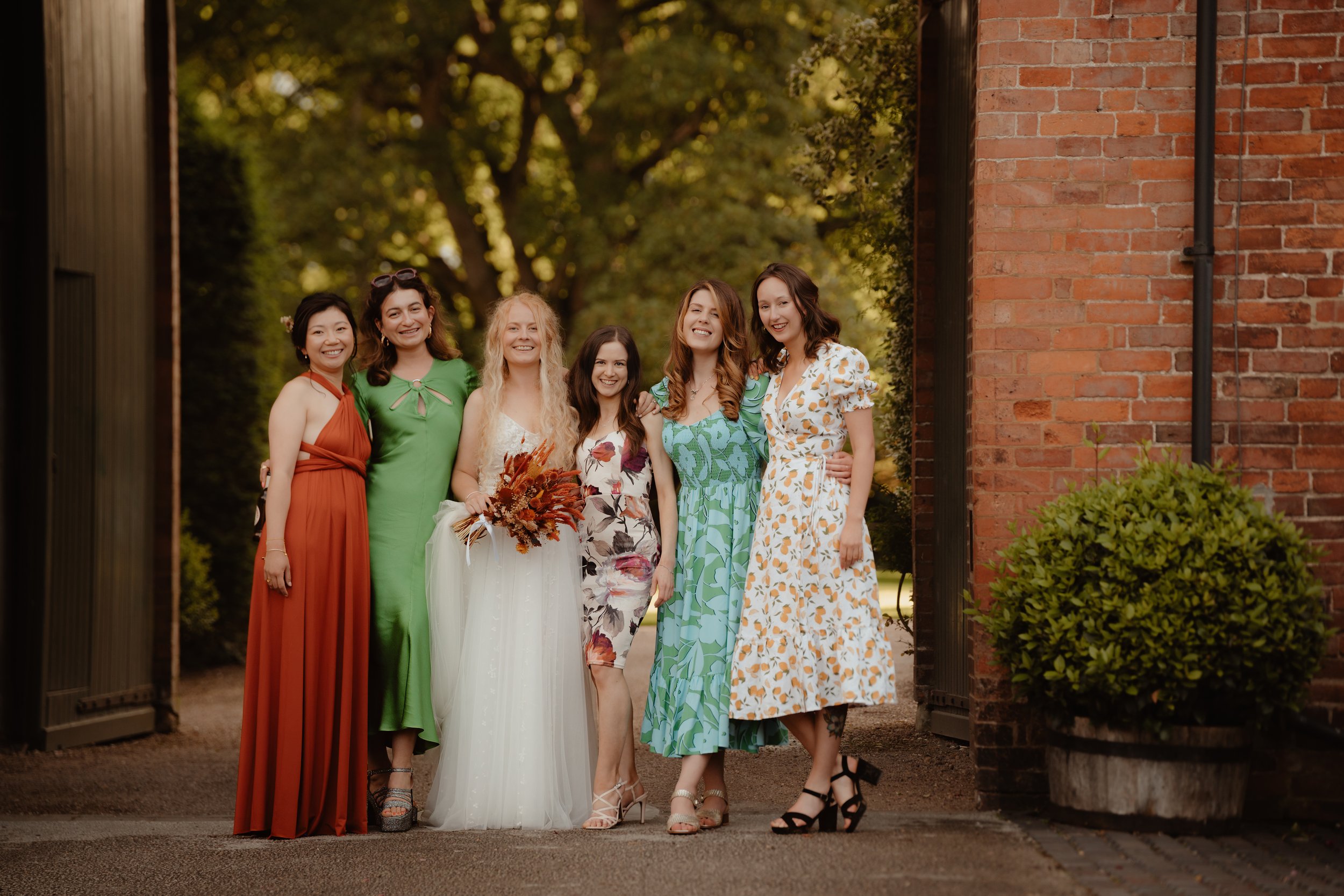 Bridal Party photography at Yeldersley Hall, by Award-winning Wedding Photographer photoJMO