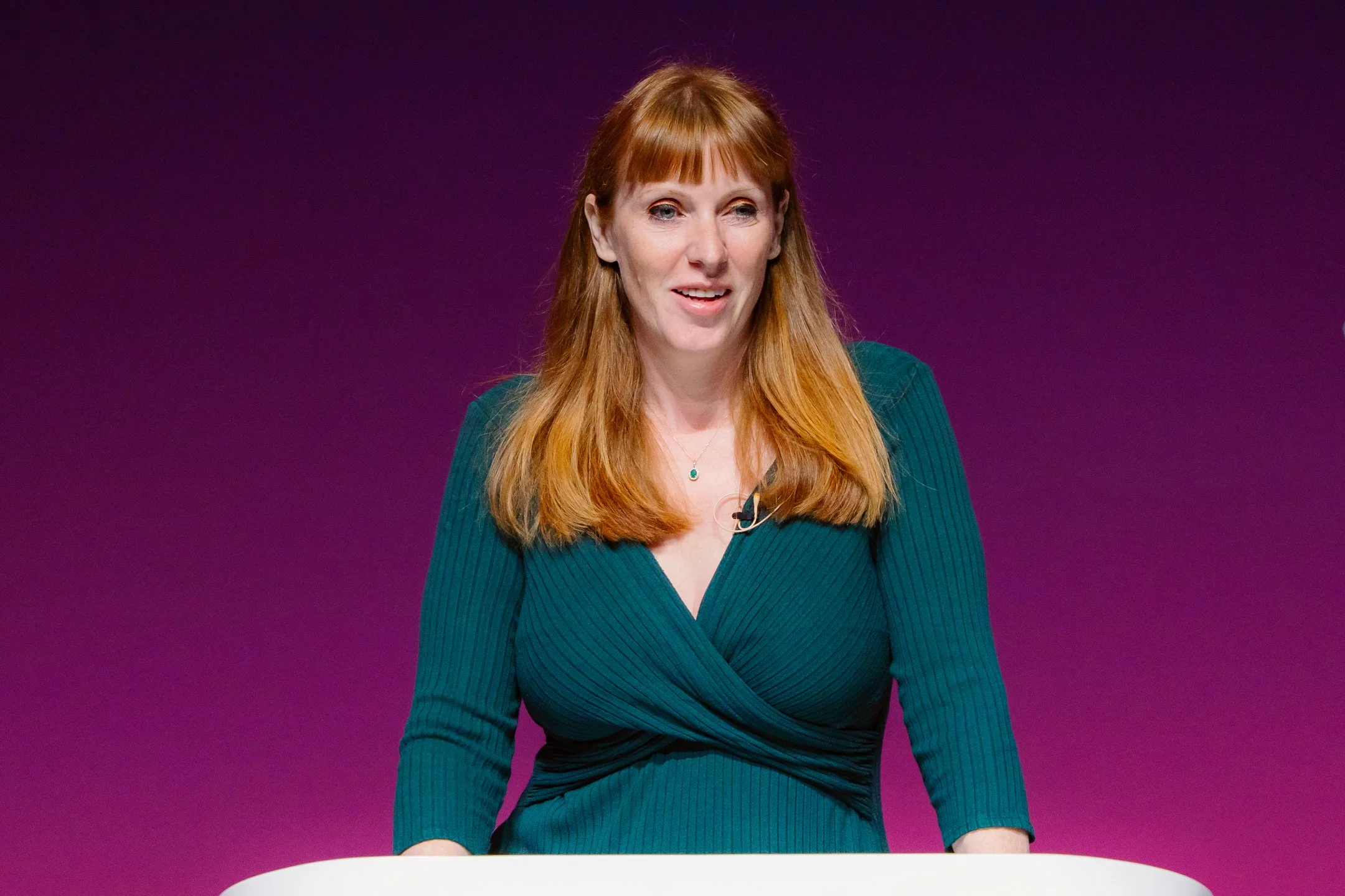 Angela Rayner delivering keynote speech - photographed by photoJMO - Conference and Event Photographer