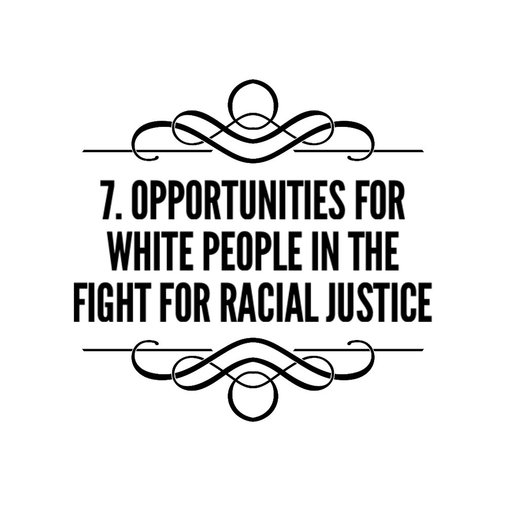 7. Opportunities for White People in the Fight for Racial Justice