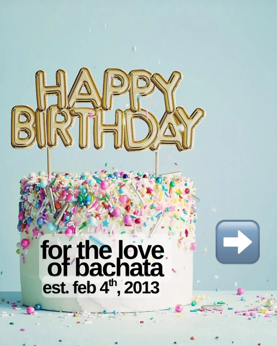 Fun facts about FTLOB:

- When I started FTLOB, I mostly danced Modern/Urban Bachata. It wasn&rsquo;t until 2014 that I fell even deeper in love with Bachata 🇩🇴 and haven&rsquo;t looked back. (I do still like Modern Bachata, but no one cared for it