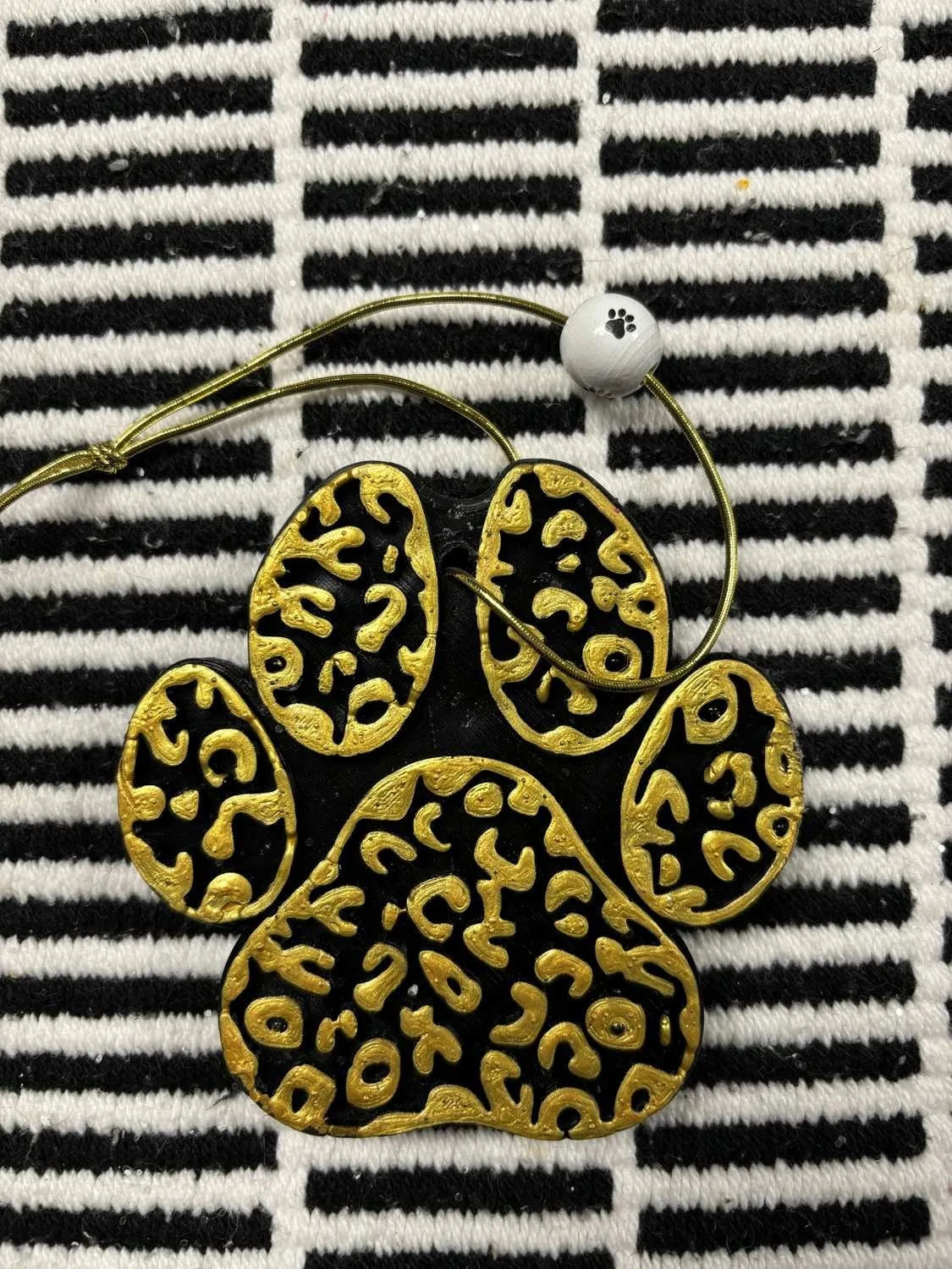 Leopard Print Paw Air Freshener