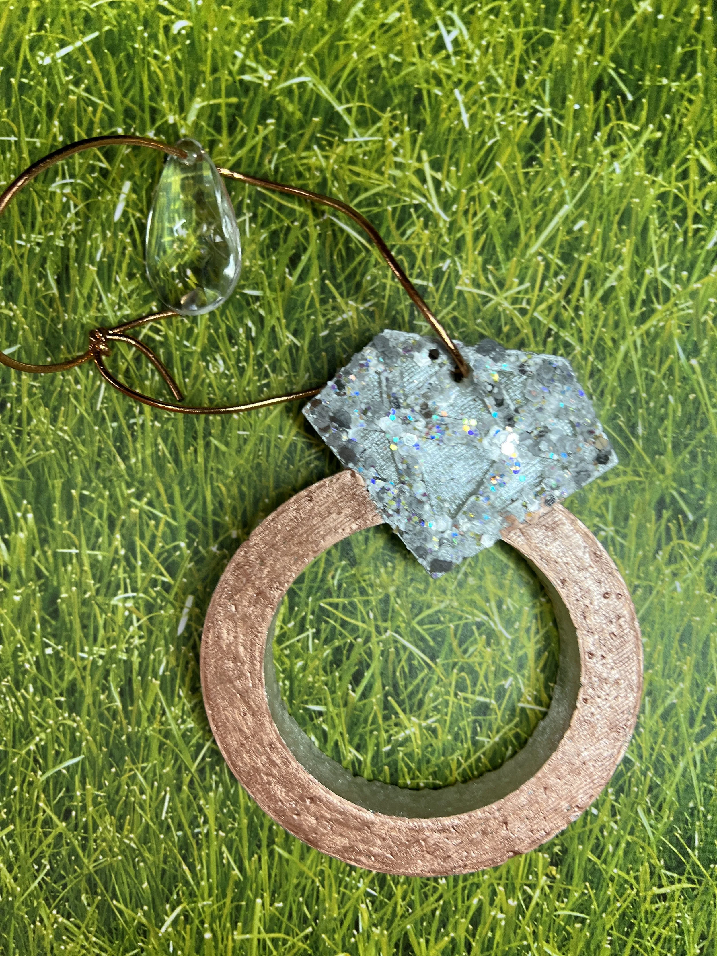 ENGAGEMENT DIAMOND RING AIR FRESHENER