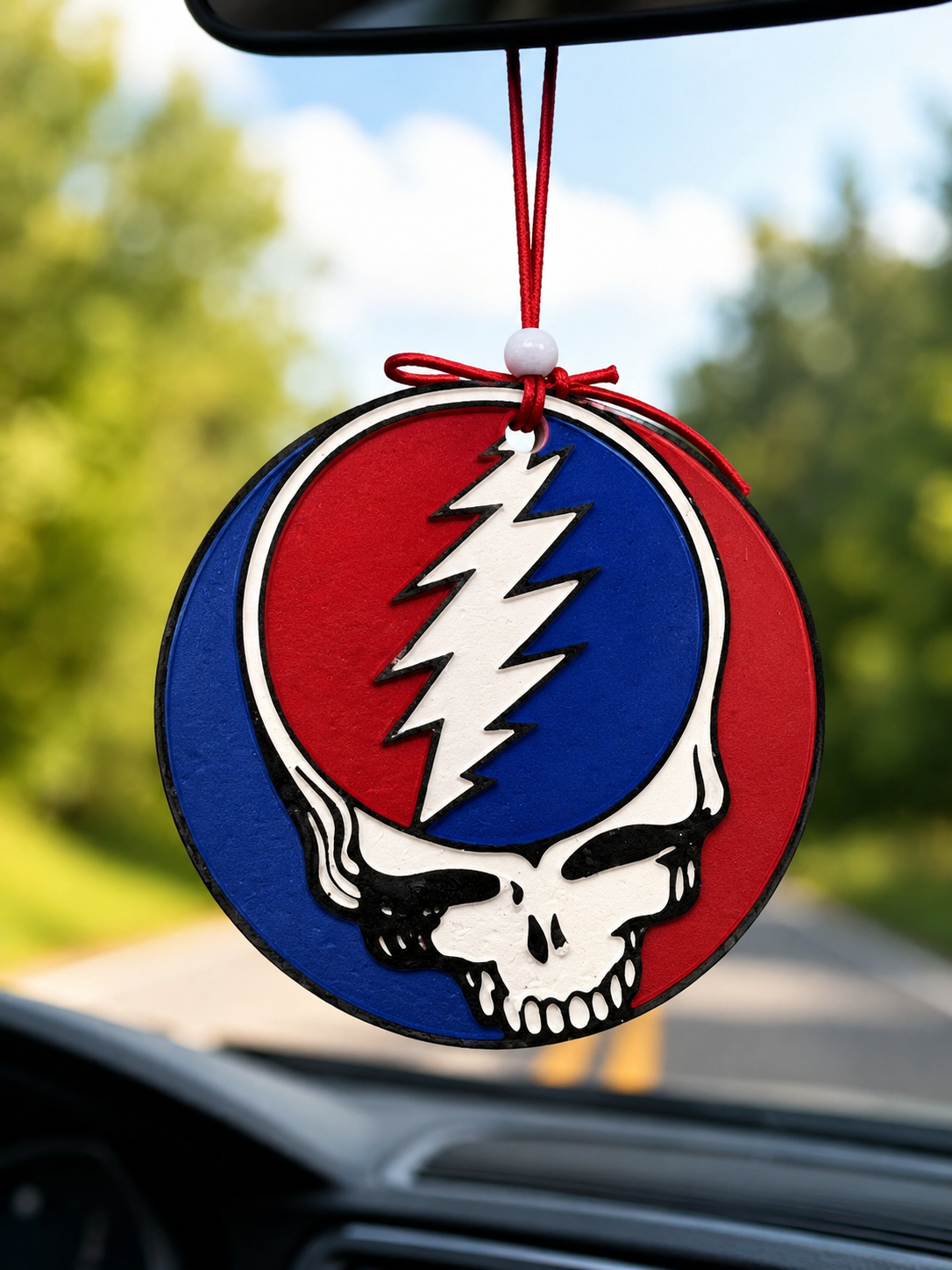 Great Dead Inspired "Steal Your Face" Car  Air Freshener