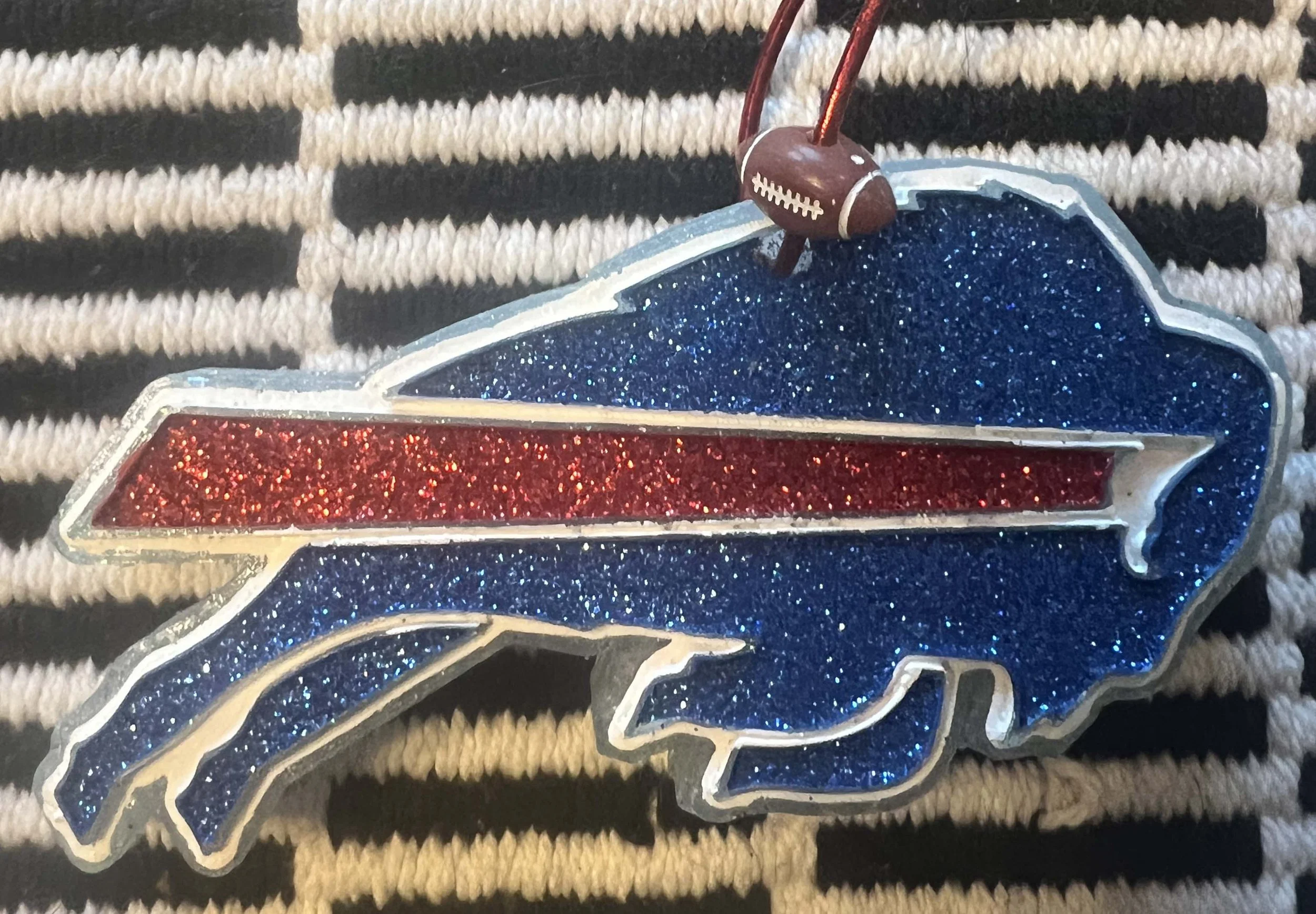 BLINGED OUT BUFFALO BILLS SHAPED AIR FRESHENER