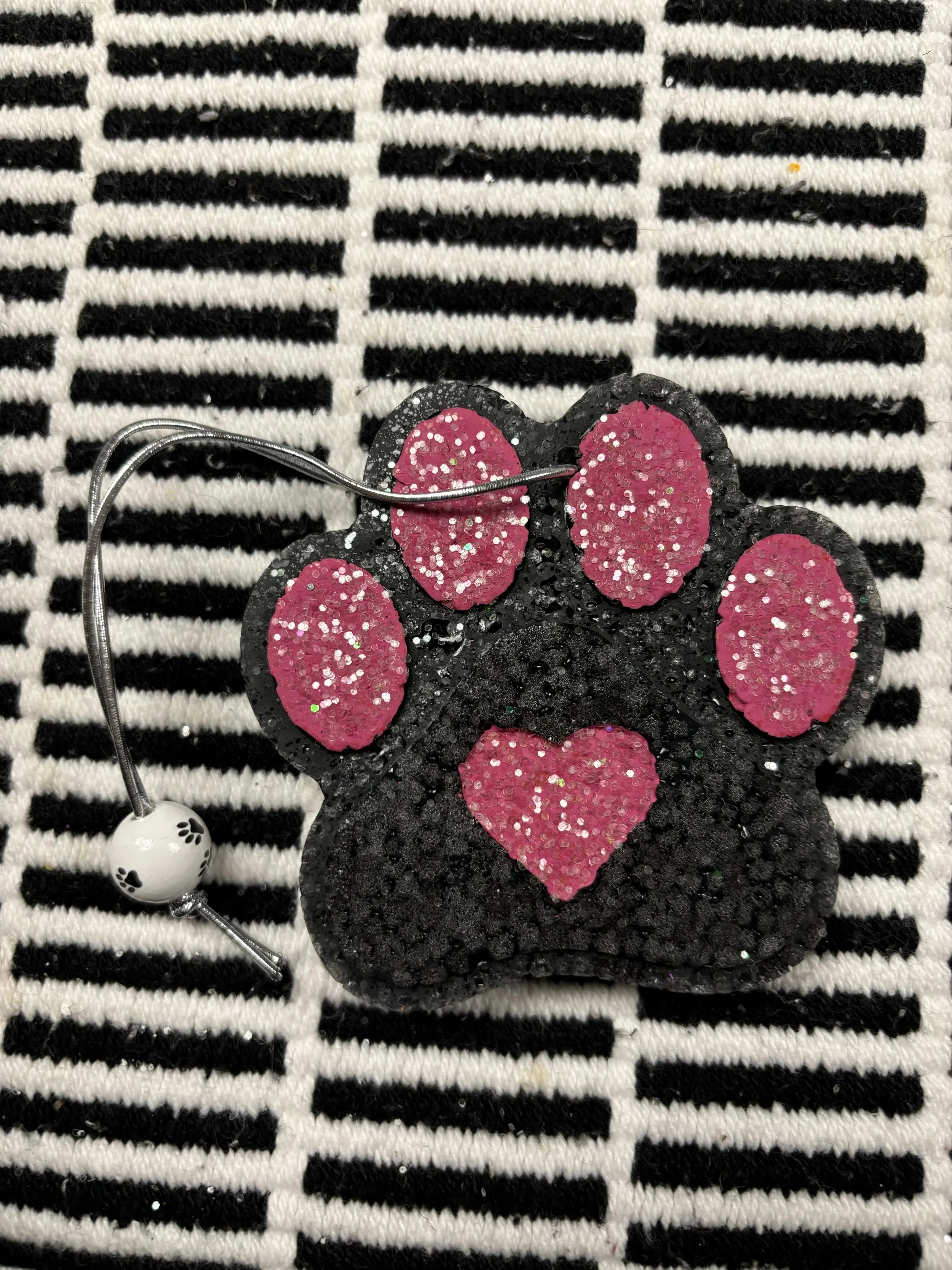 Paw with heart air freshener