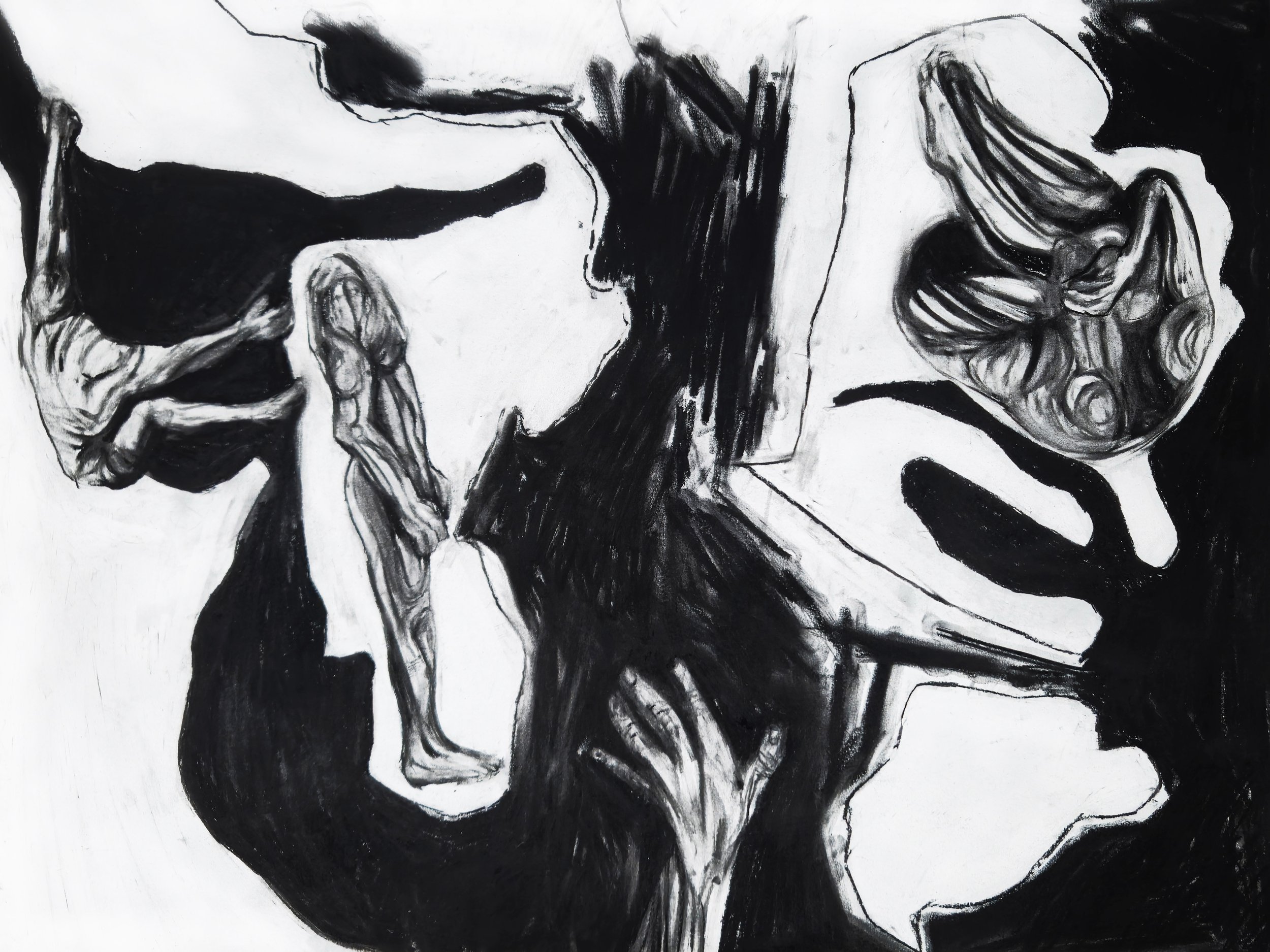 Cavern (77 × 58 cm)