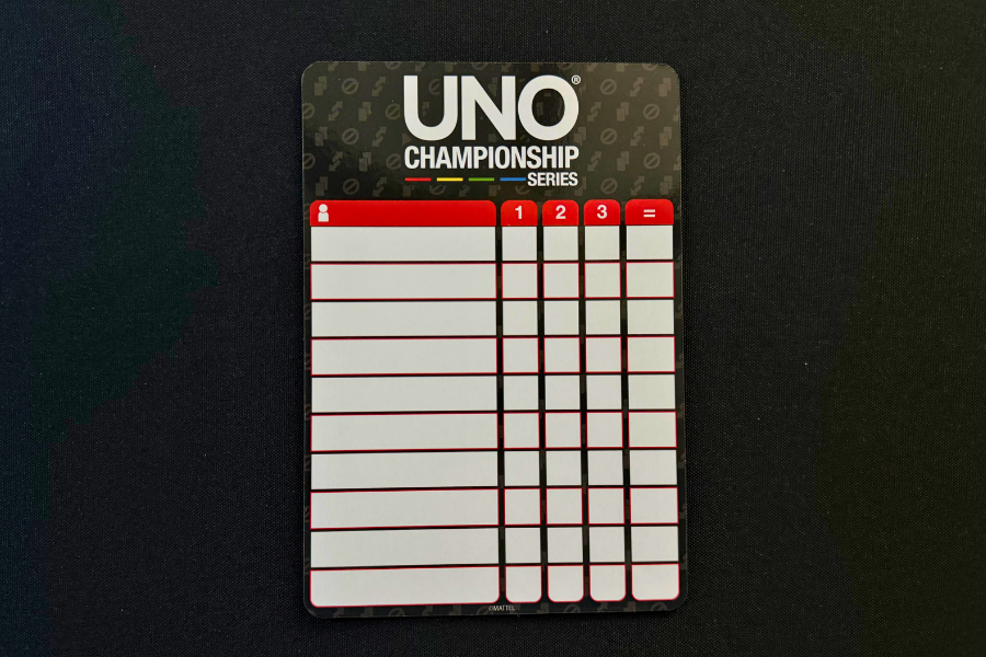 UNO Championship Series Leaderboard