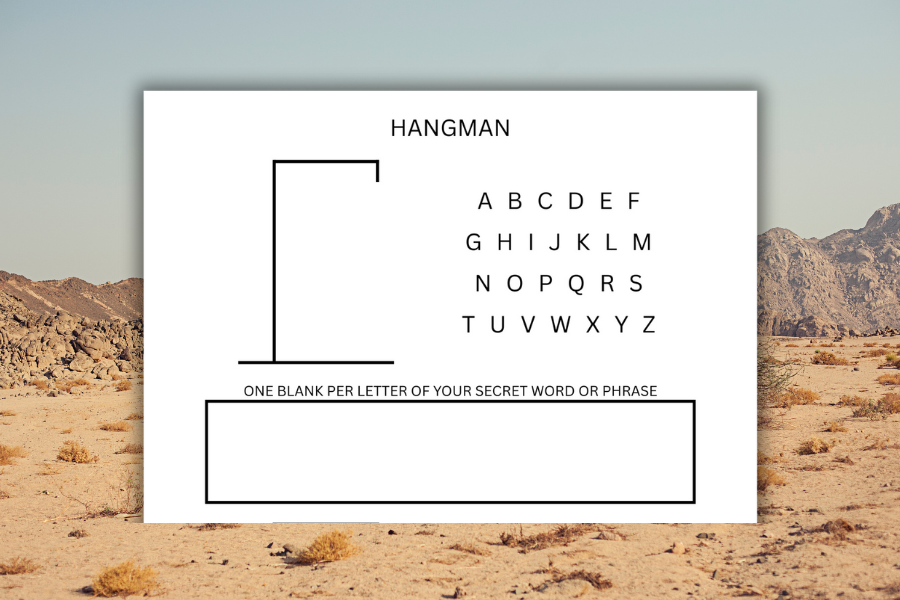 Free Printable Hangman Game