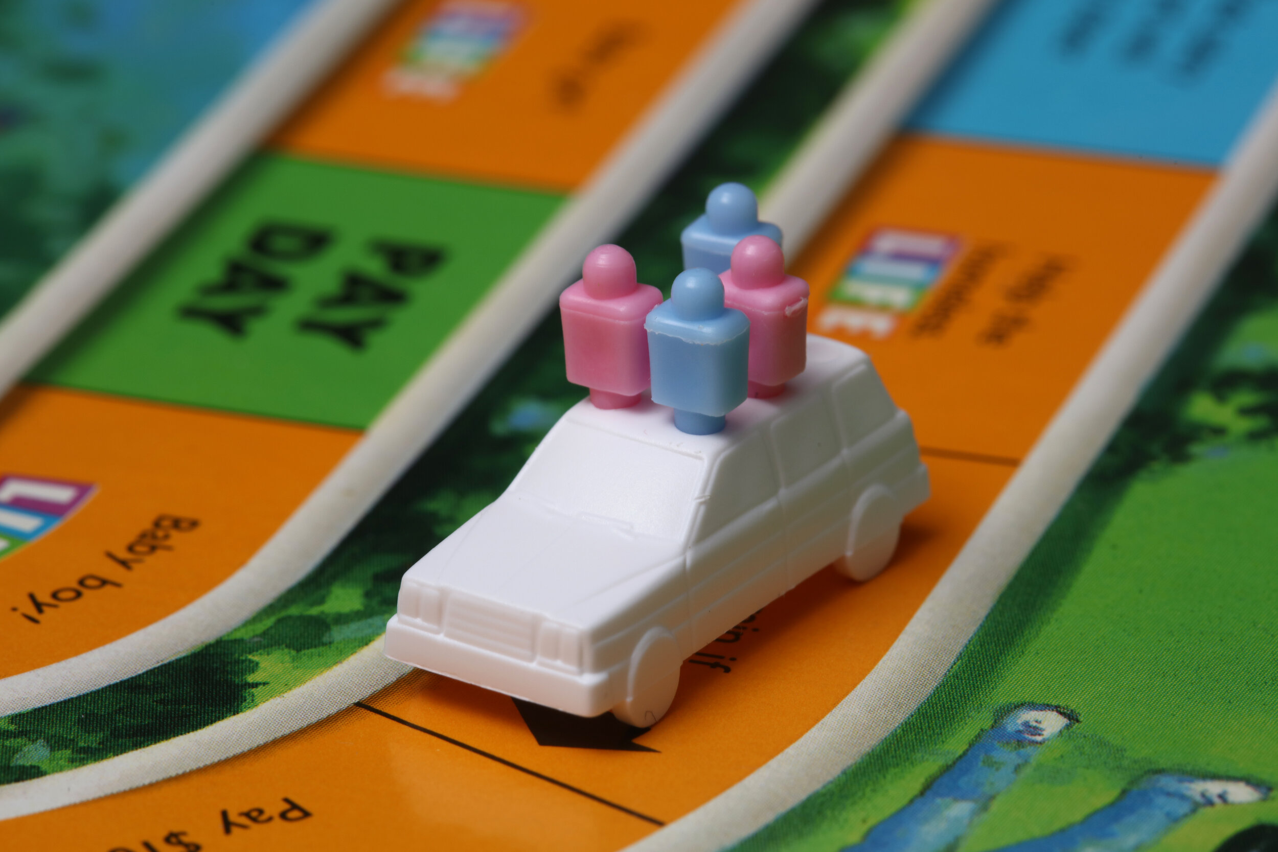 Mini Game of Life Board and Box Doll House Game of Life Box 