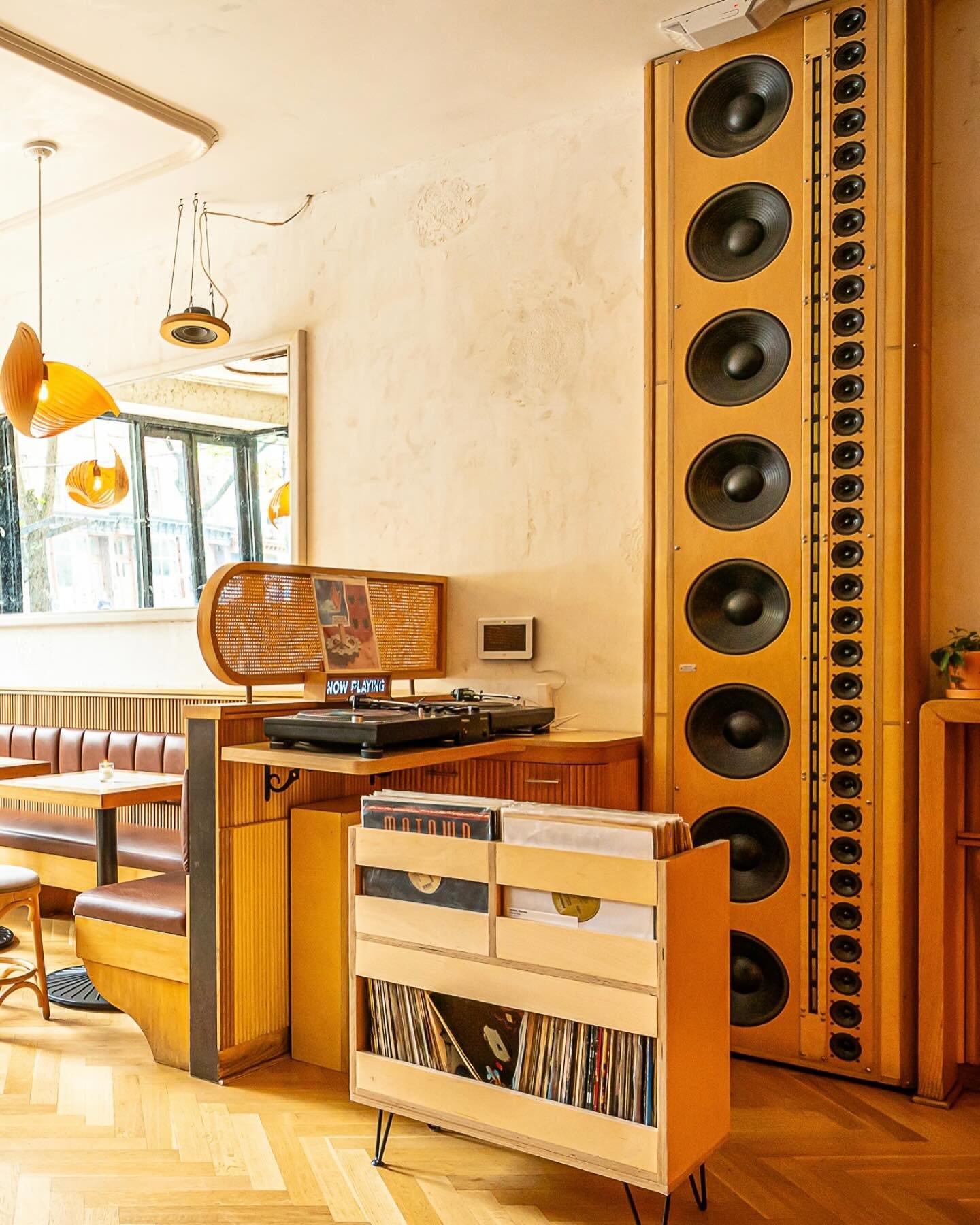 With custom-made, floor-to-ceiling line array speakers&mdash;each featuring 8 woofers, 32 mid-range drivers, and 32 tweeters&mdash;the music sounds richer, more immersive, and undeniably better.