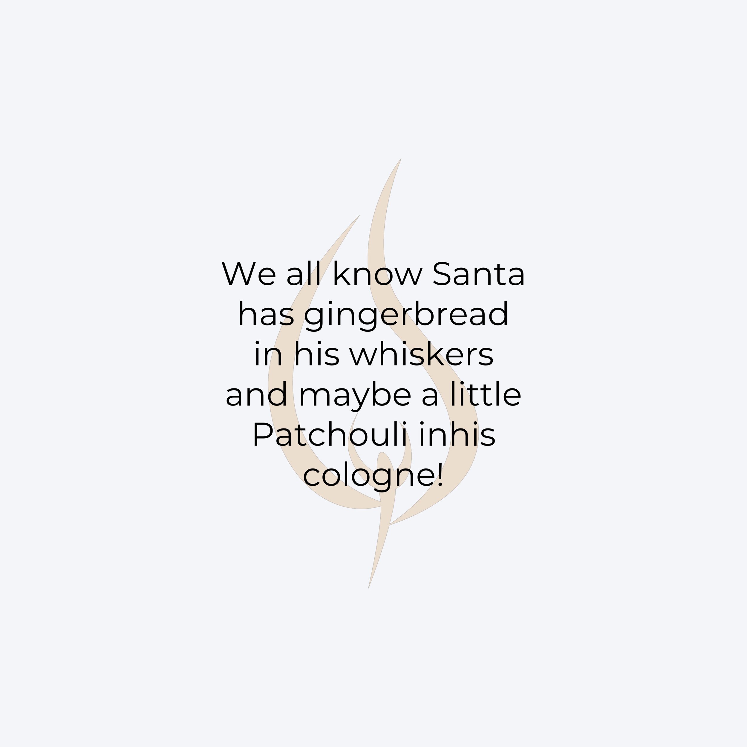 santas whiskers handmade candle patchouli gingerbread christmas holidays