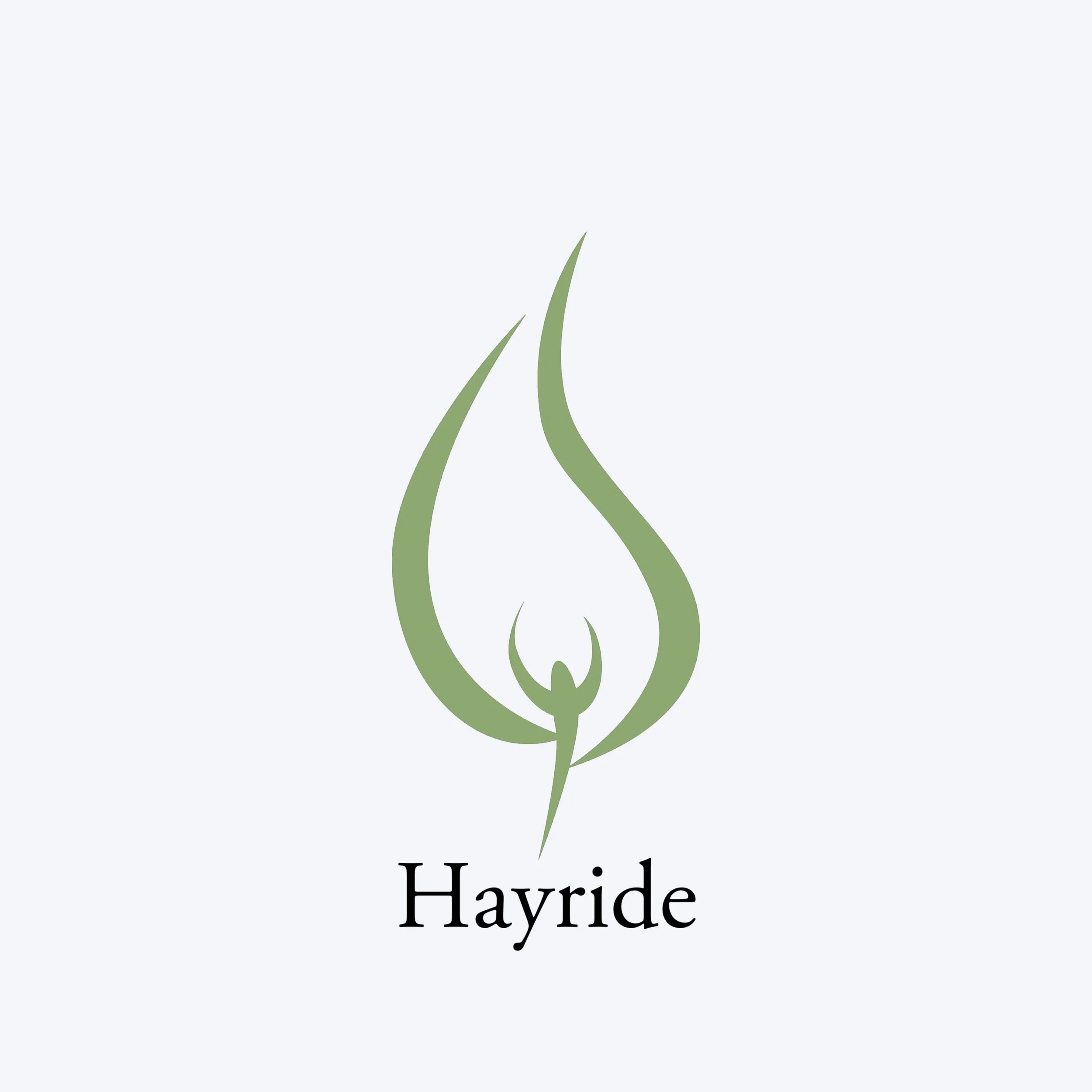 hayride scented natural wax candle baling hay