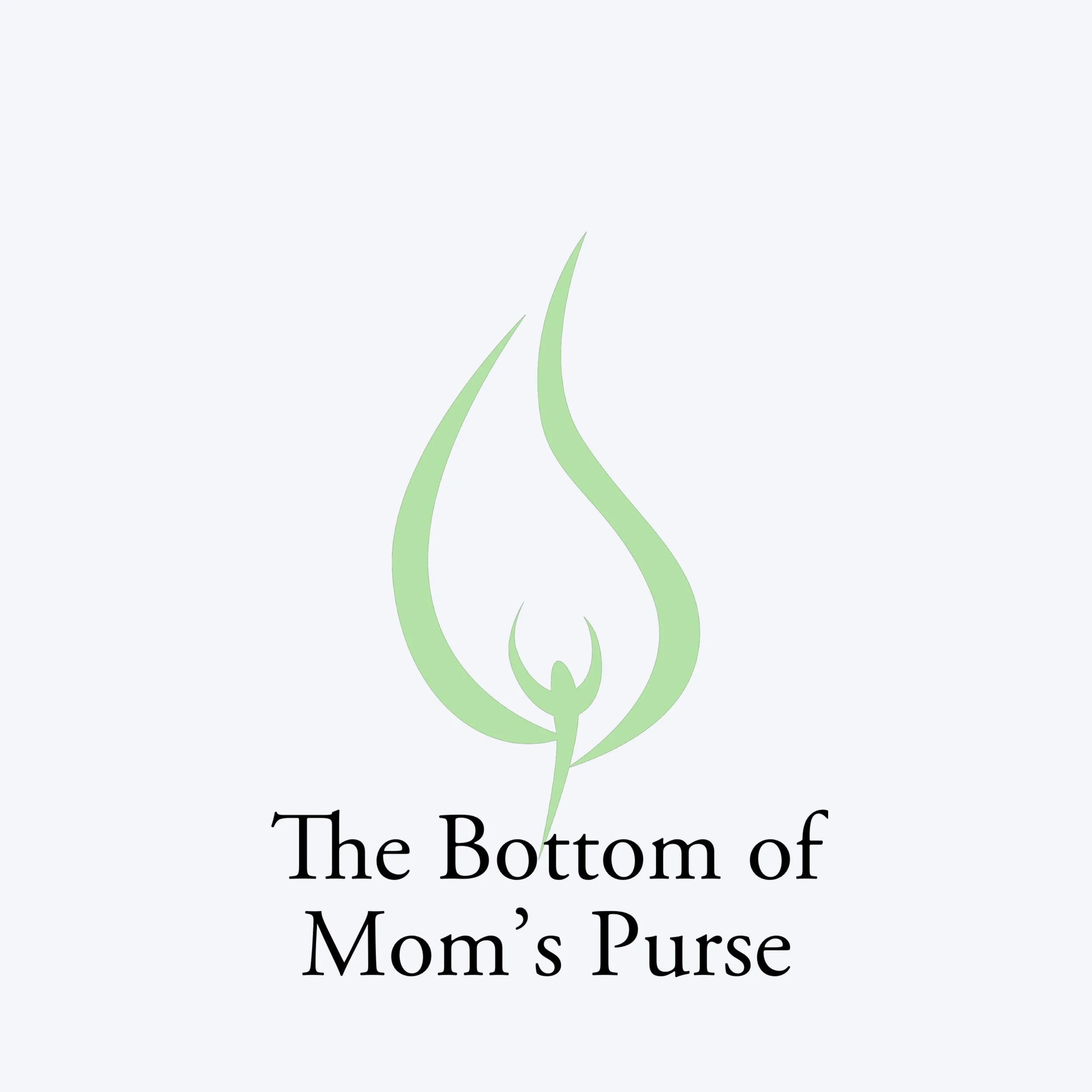 bottom of moms purse handmade candle mint gum leather 
