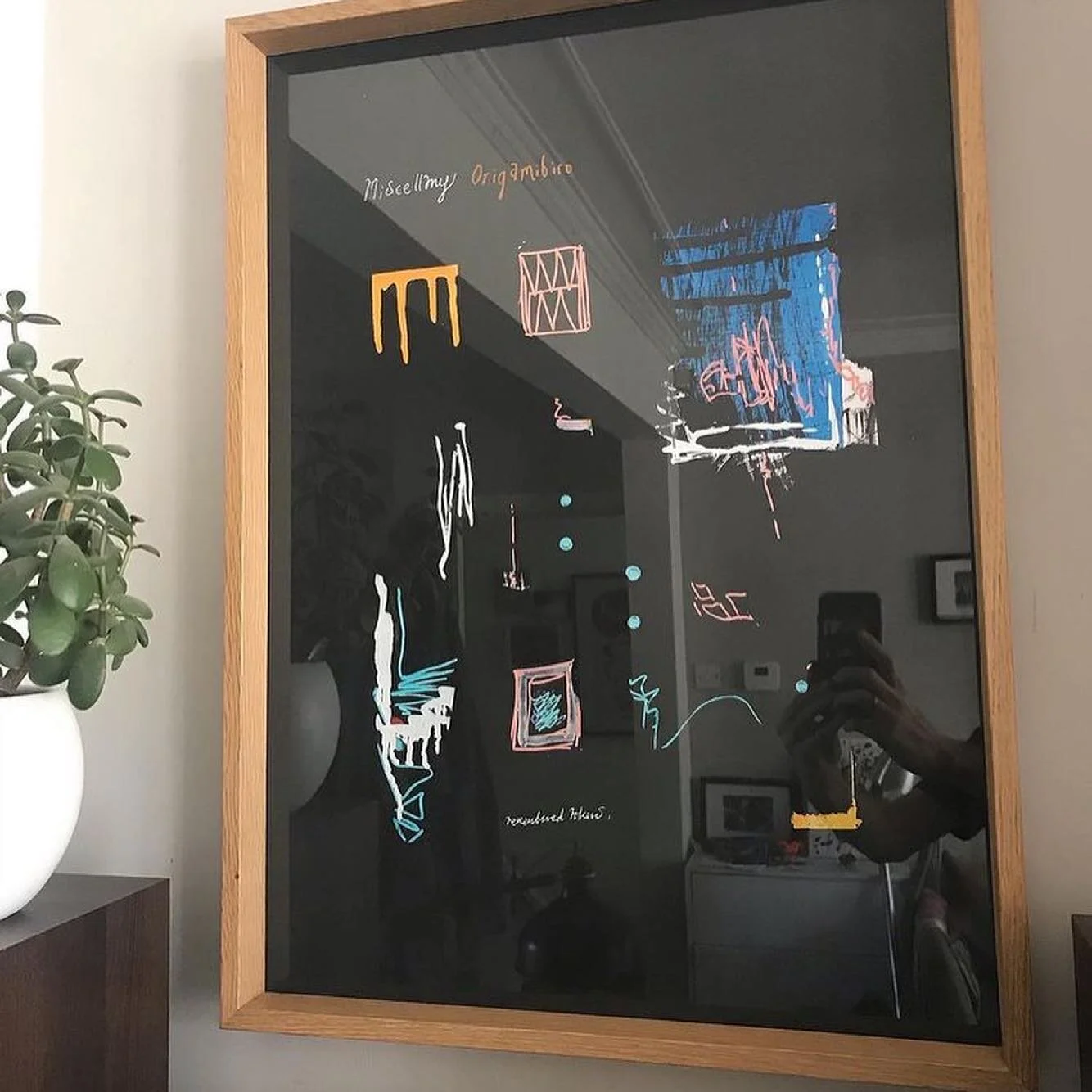 Thanks to everyone that has ordered a print. The #origamibiro Miscellany print here looking splendid. Available on my website. Link in the bio. 📷 @tomwillhill 

#abstractart #art #abstract #contemporaryart #artist #painting #abstractpainting #artwor