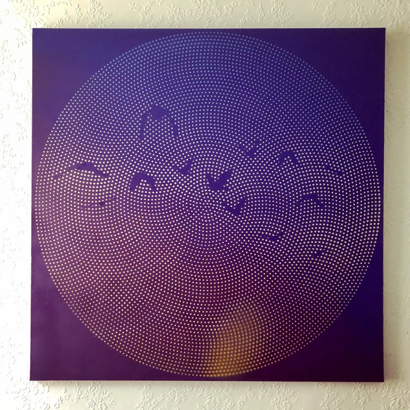 Had some fun playing around with stencils and spraypaint today. Not sure how much I like the finished thing tbh but enjoyed making it. It&rsquo;s a bit #bobross for me, love Bob tho! 

#stencilart #stencil #freedom #birdsinthesky