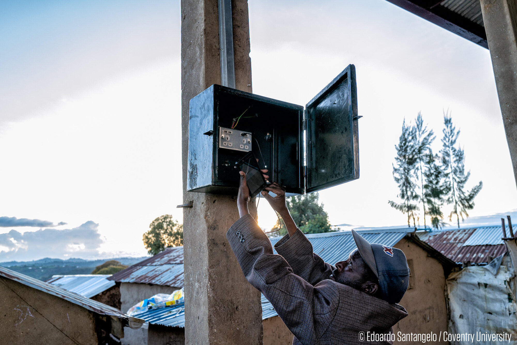 Recharging mobile phones - Nyabiheke, Rwanda In refugee settings the young community uses mobile phones extensively, not only as a means of communication but also for interacting and keeping up to speed with what happens in the rest of the world.Tha…