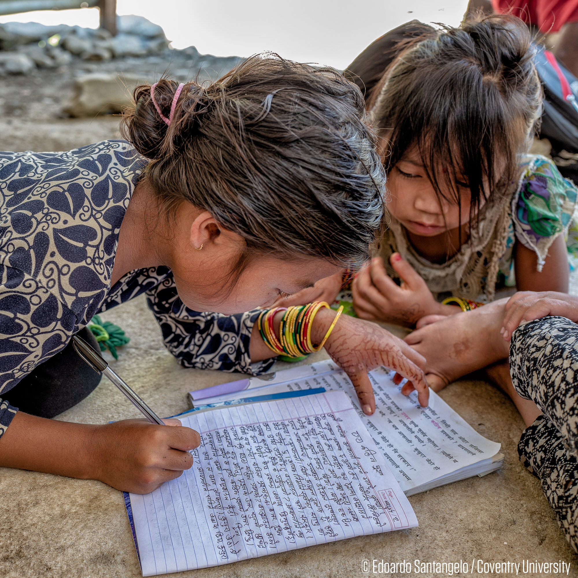 Homework - Khalte, Nepal After the earthquake of 2015, over 35,000 classrooms were mostly or entirely damaged, leaving more than one million children lacking access to safe, permanent places to learn.