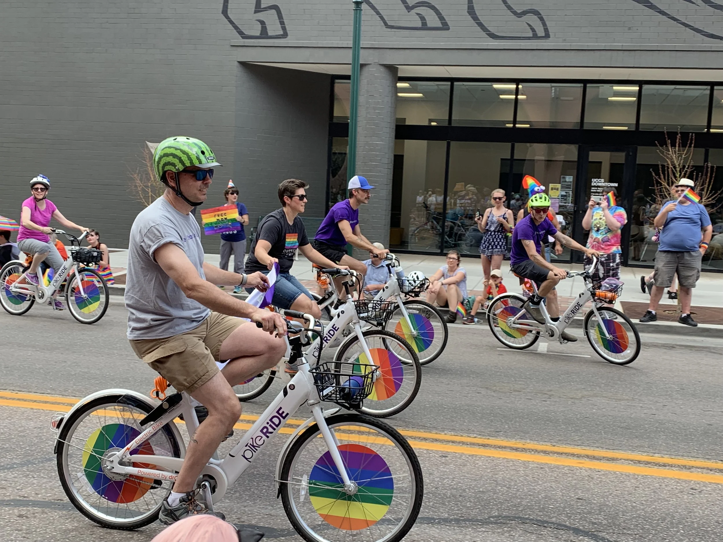Pikes Peak Pride bike valet 2023