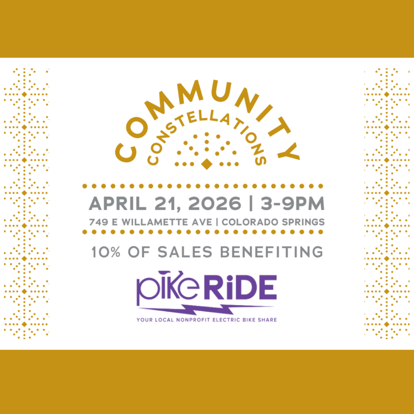 Community Constellations at Stellina Pizza Cafe