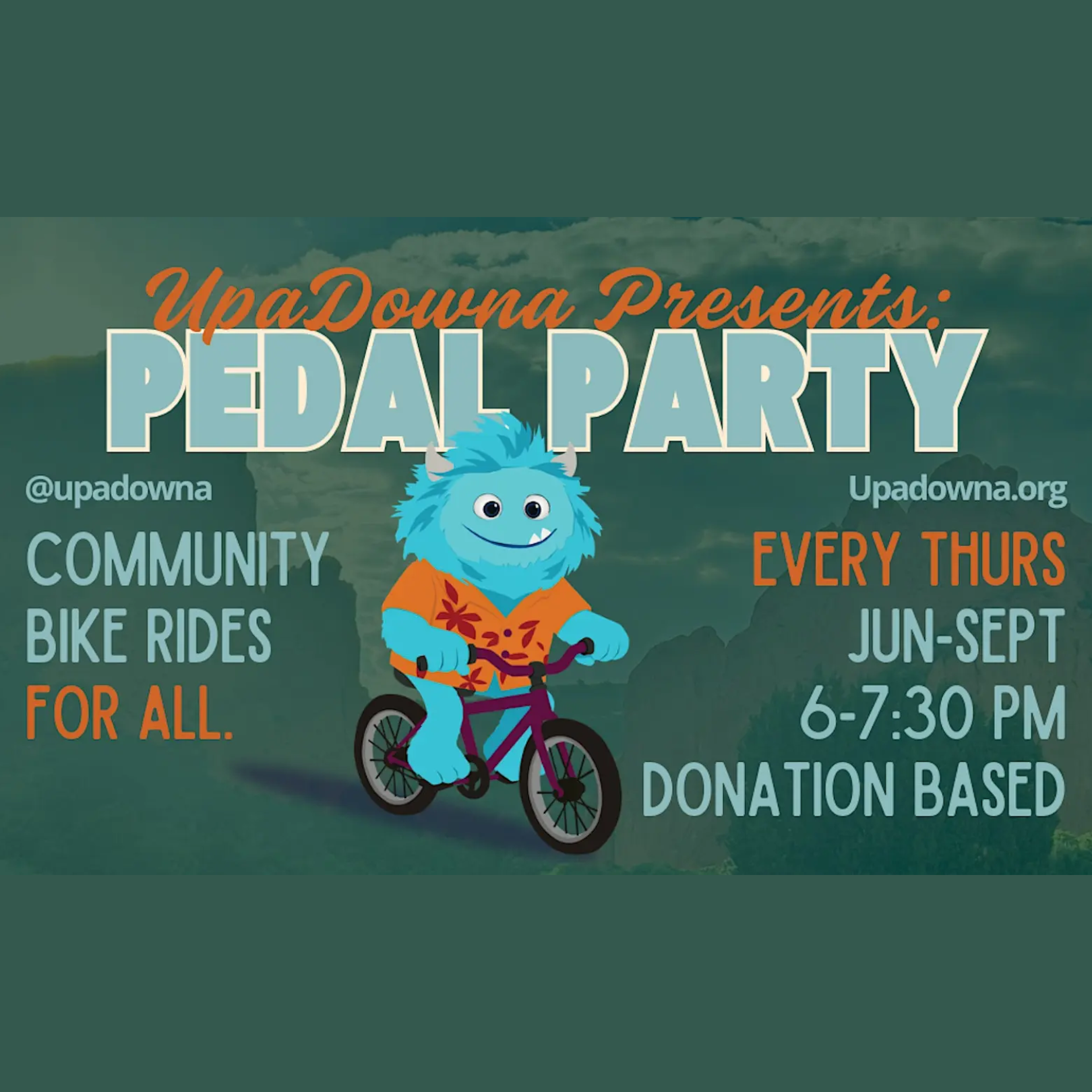 Pedal Party Kickoff with UpaDowna