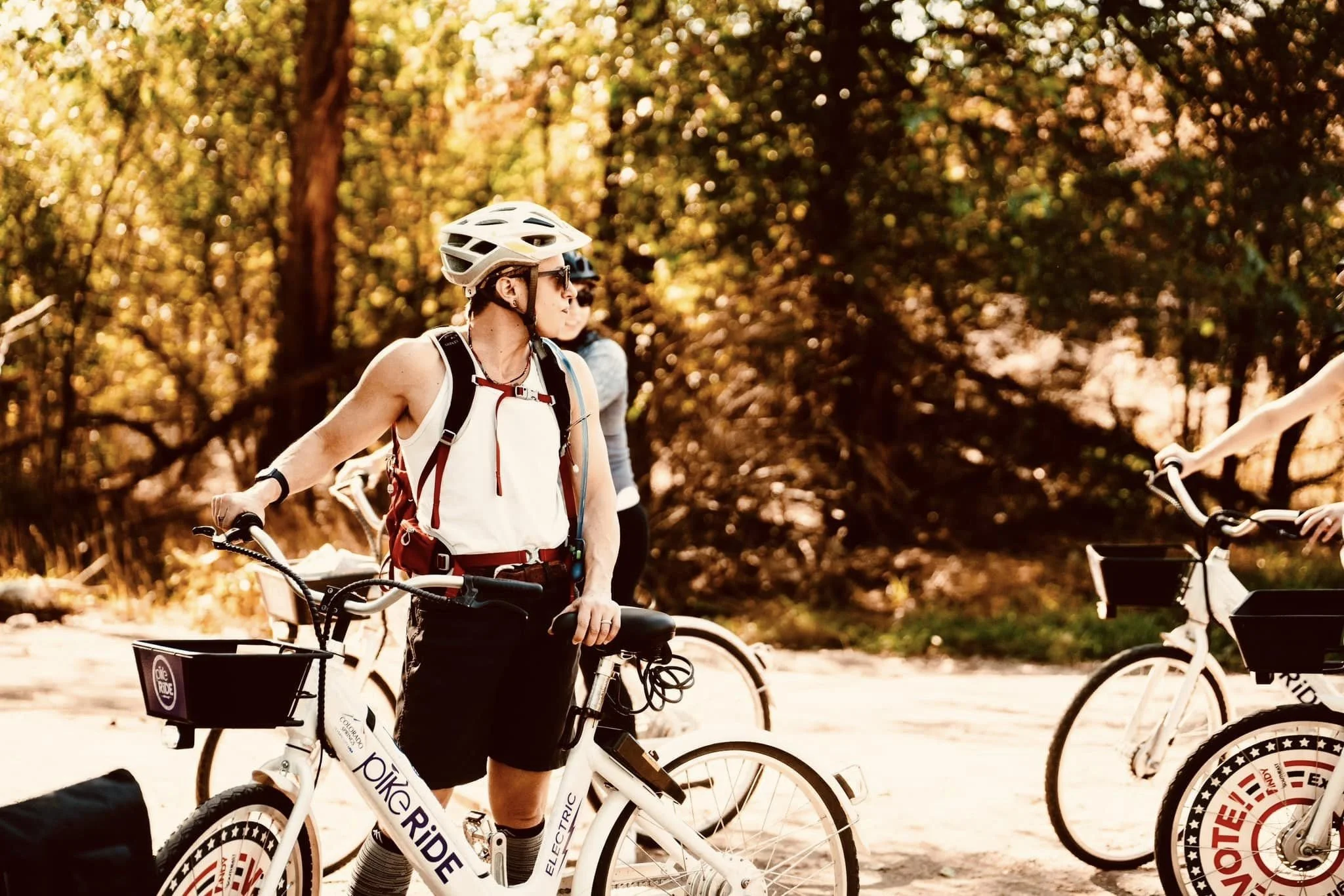 Rider using bike from cool subscription gift
