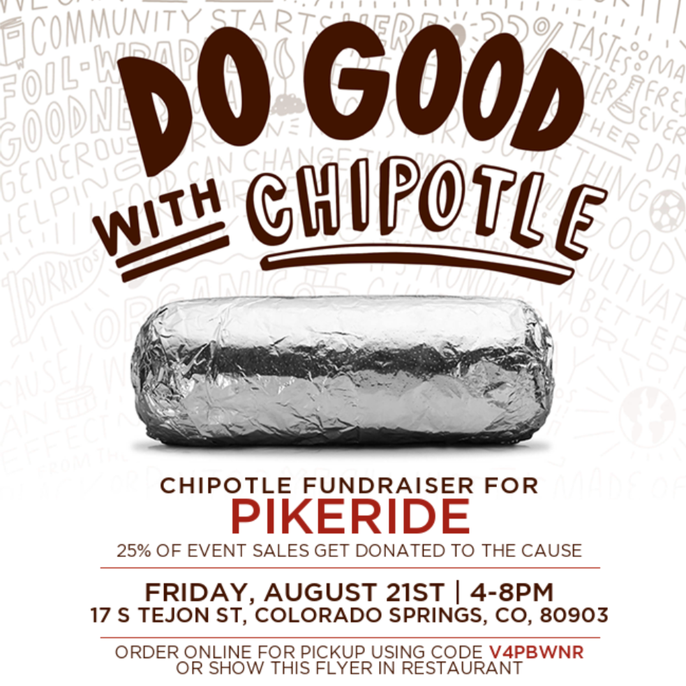 PikeRide Chipotle Fundraiser