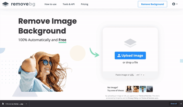 Remove Background from Images for Free