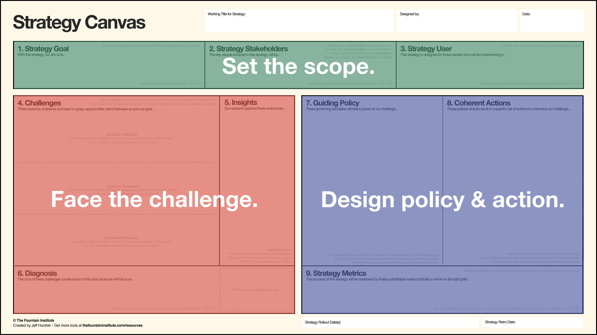 strategy design project