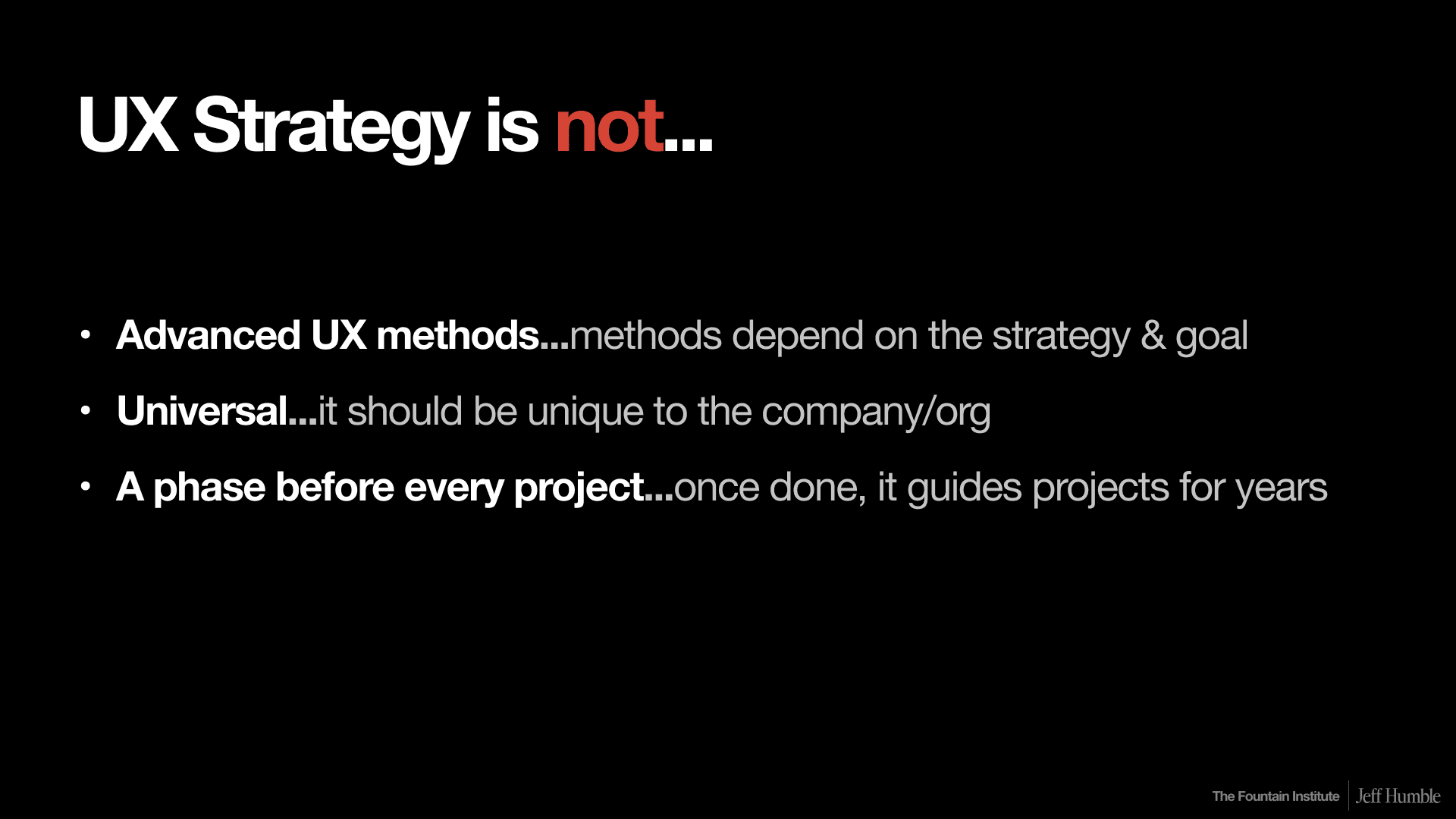 ux strategy anti patterns