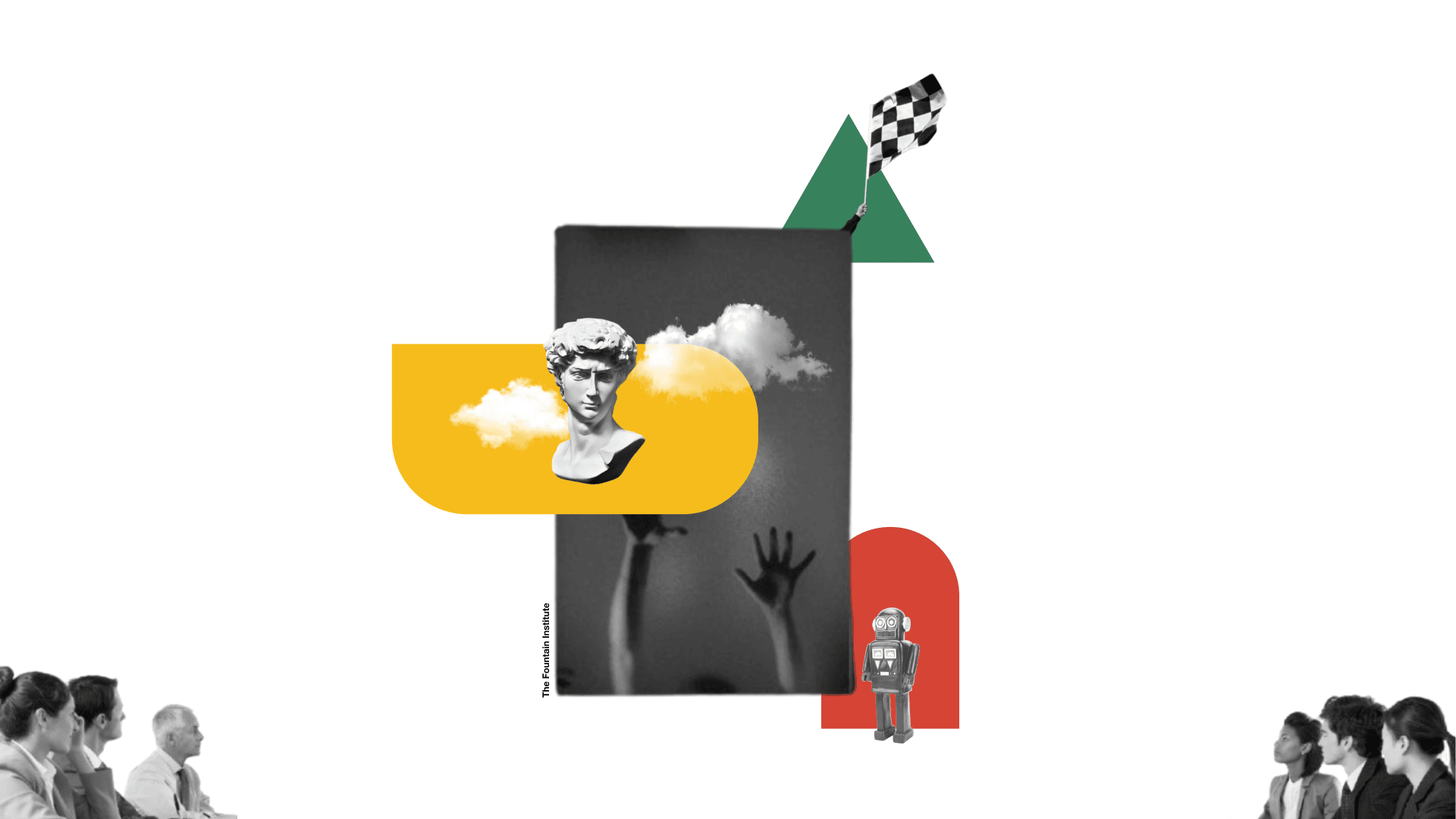 ai strategy framework human collage