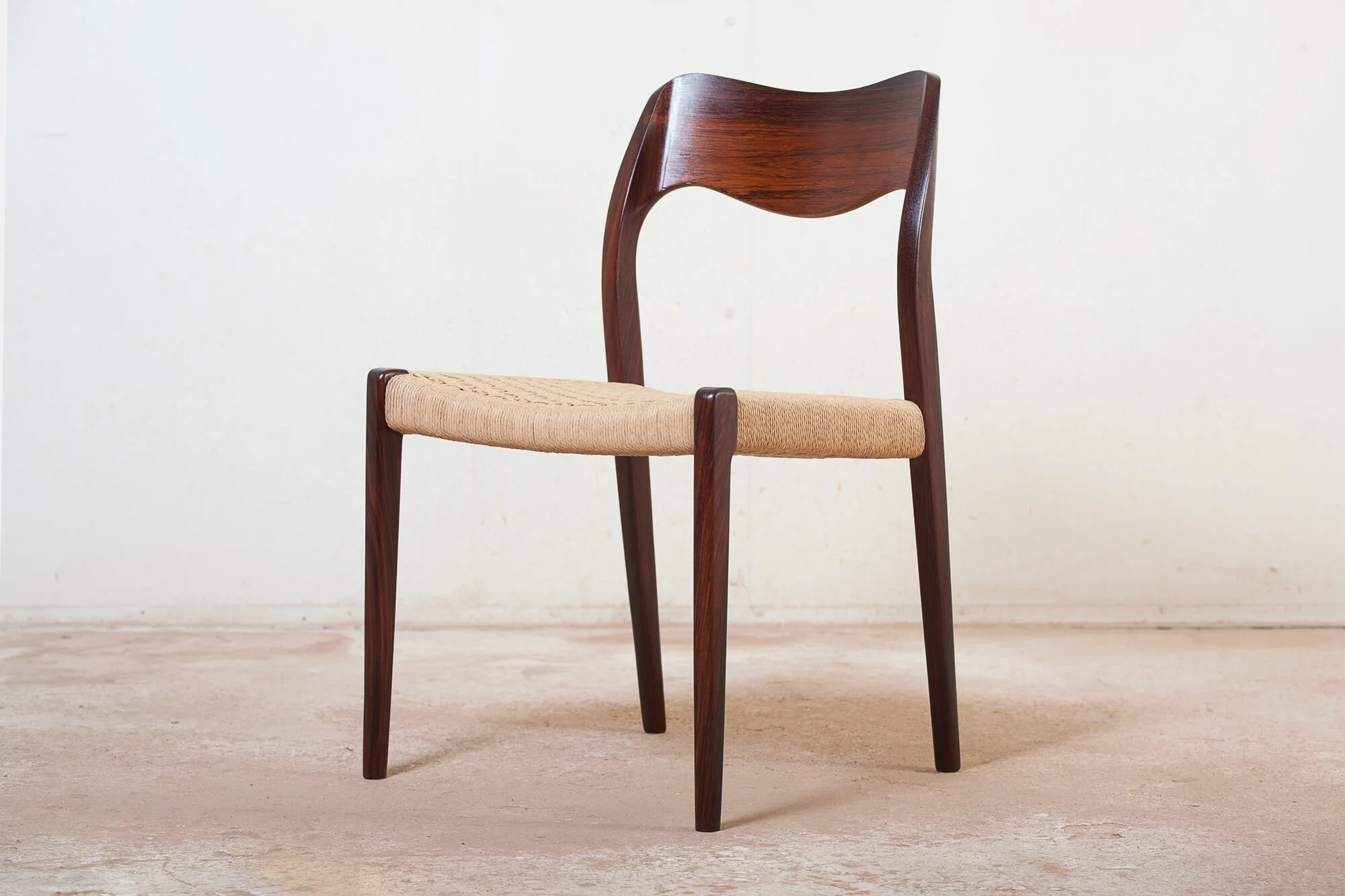 6 chaises de salle à manger en teck — Habitat - meubles vintage scandinaves