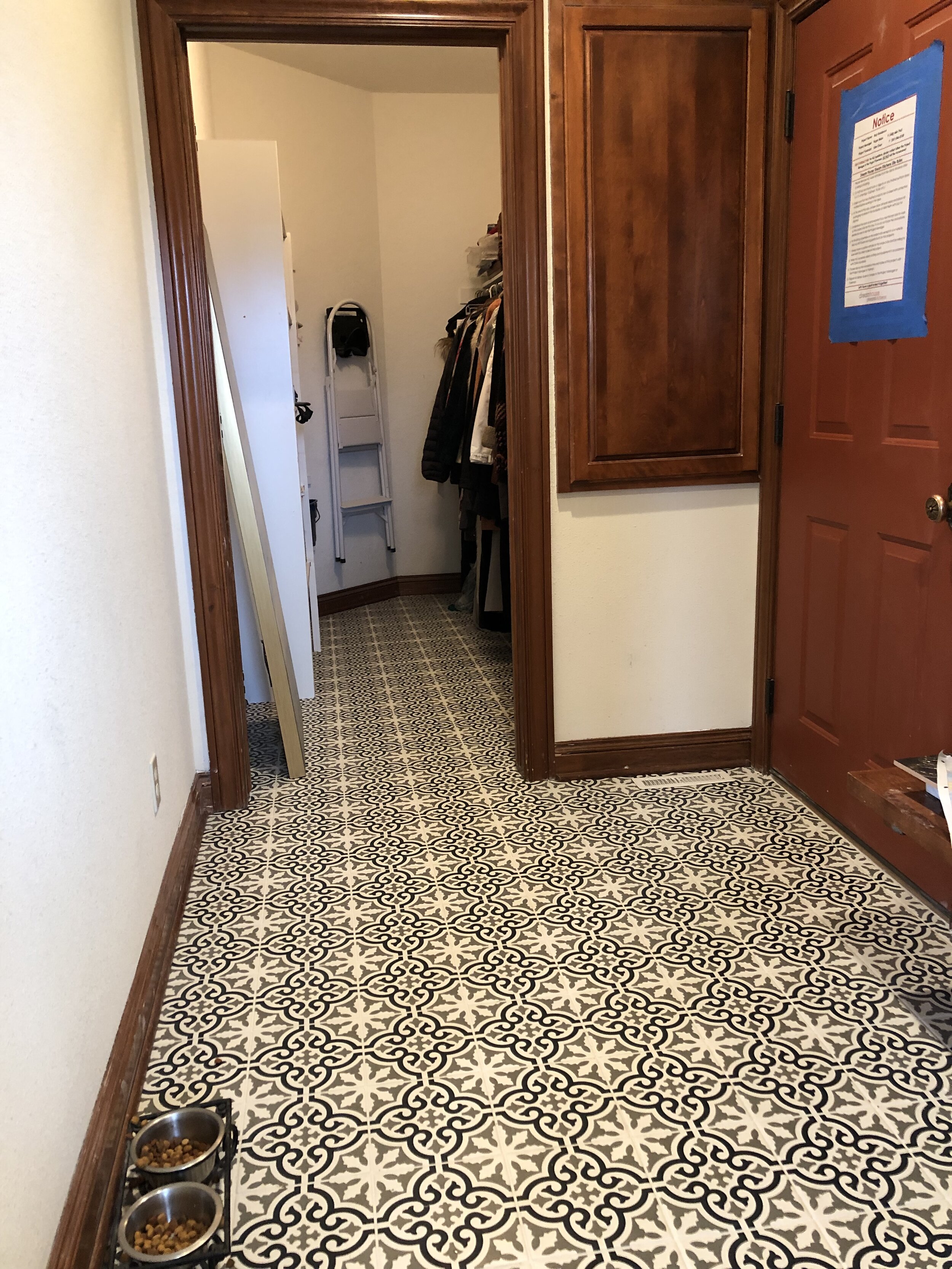 Mudroom Floor Tile Design