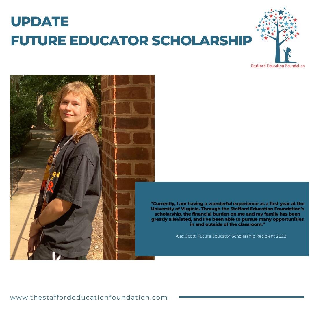 🎓 Meet Alex Scott, one of our incredible Future Educator Scholarship recipients! 🌟 Alex shares their journey as a first-year student at the University of Virginia, made possible by the support of SEF&rsquo;s scholarship. From pursuing opportunities