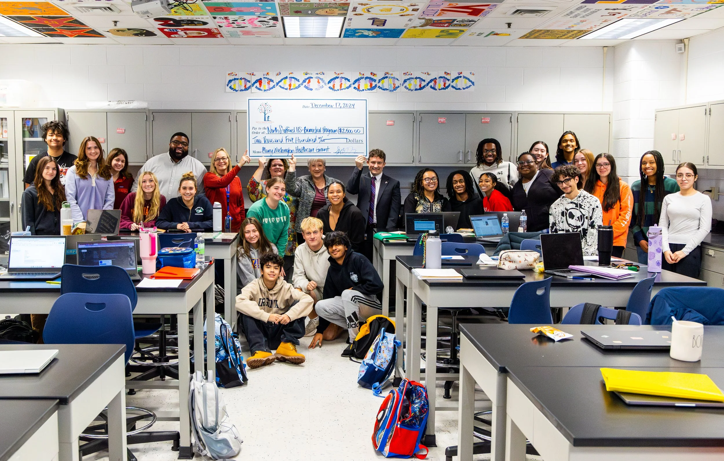 North Stafford STAT BioMed Students Receive $2500